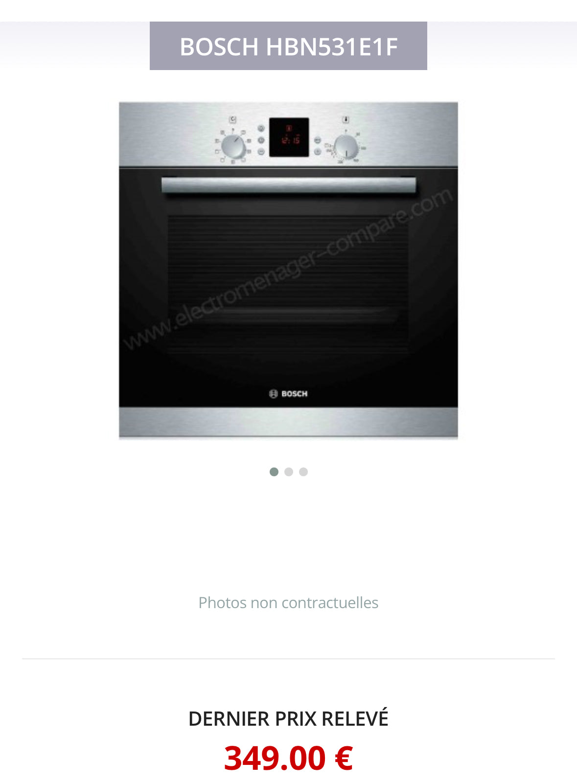 Four Encastrable BOSCH Avec Pyrolyse GARANTIE 1 AN