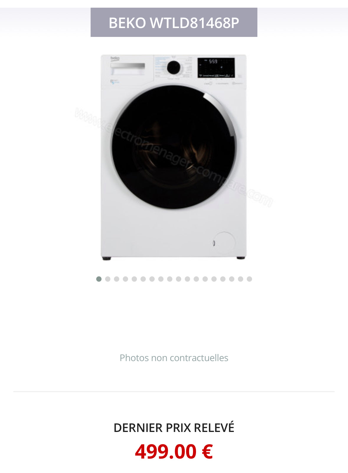 Lave-Linge Séchant BEKO 8 / 5 Kg GARANTIE 1 AN