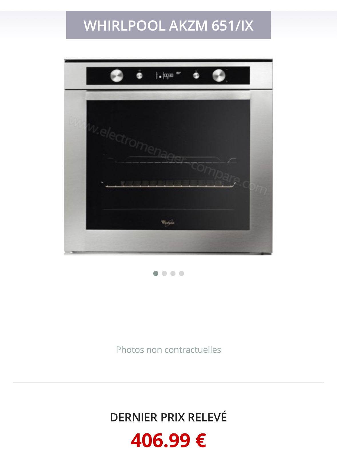 Four Encastrable WHIRLPOOL Pyrolyse GARANTIE 1 AN