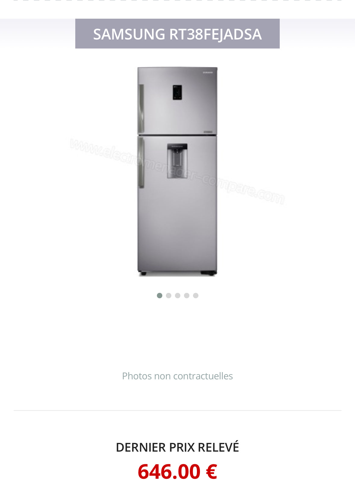 Frigo Combiné SAMSUNG No Frost GARANTIE 1 AN