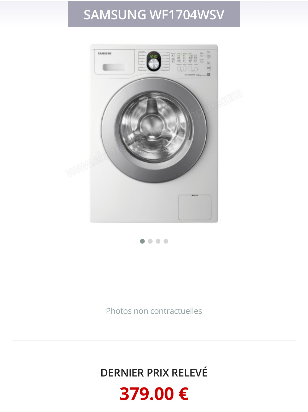 Lave-Linge SAMSUNG 7 Kg GARANTIE 1 AN