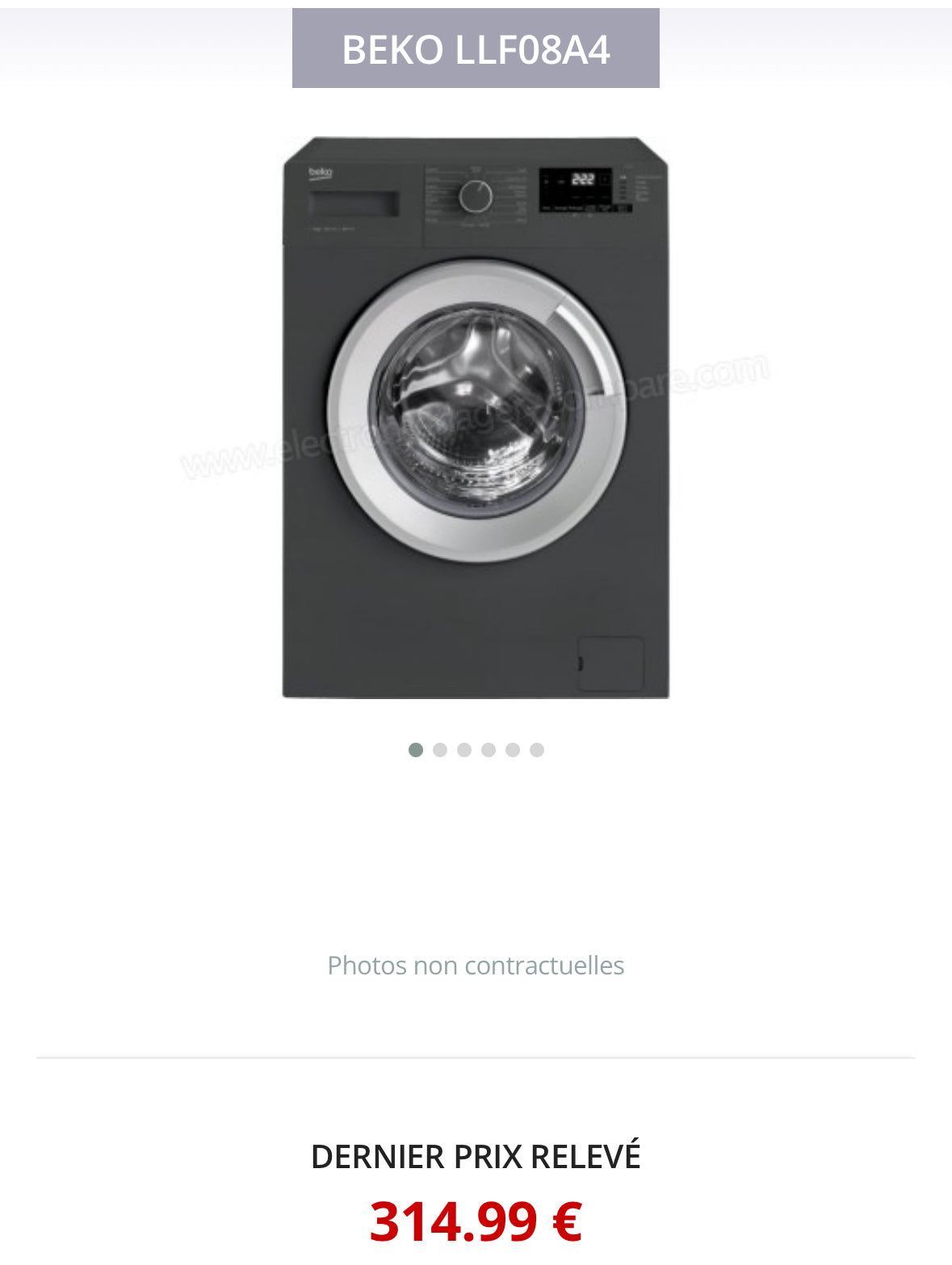 Lave-Linge BEKO 8 Kg GARANTIE 1 AN