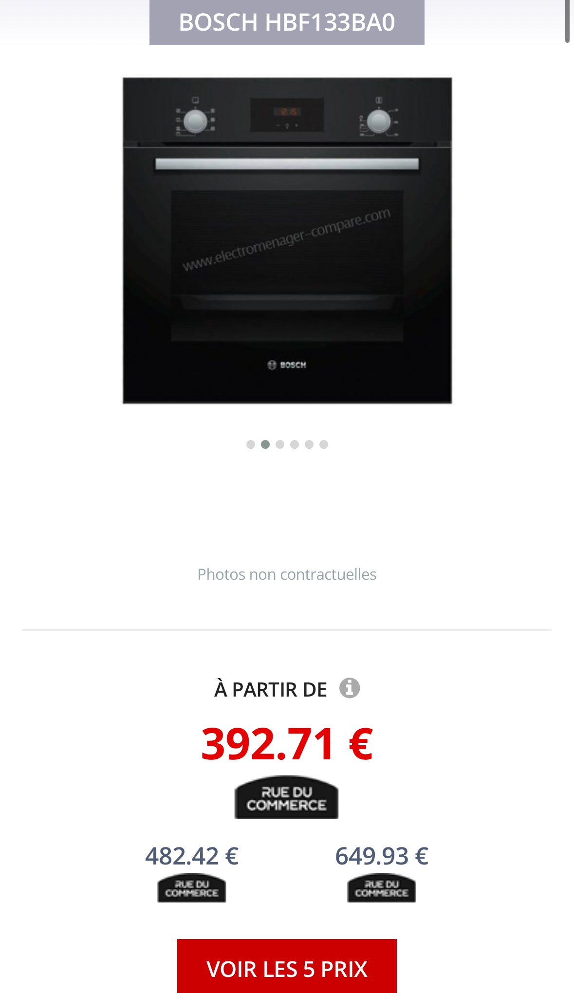 Four Encastrable BOSCH Catalyse GARANTIE 1 AN