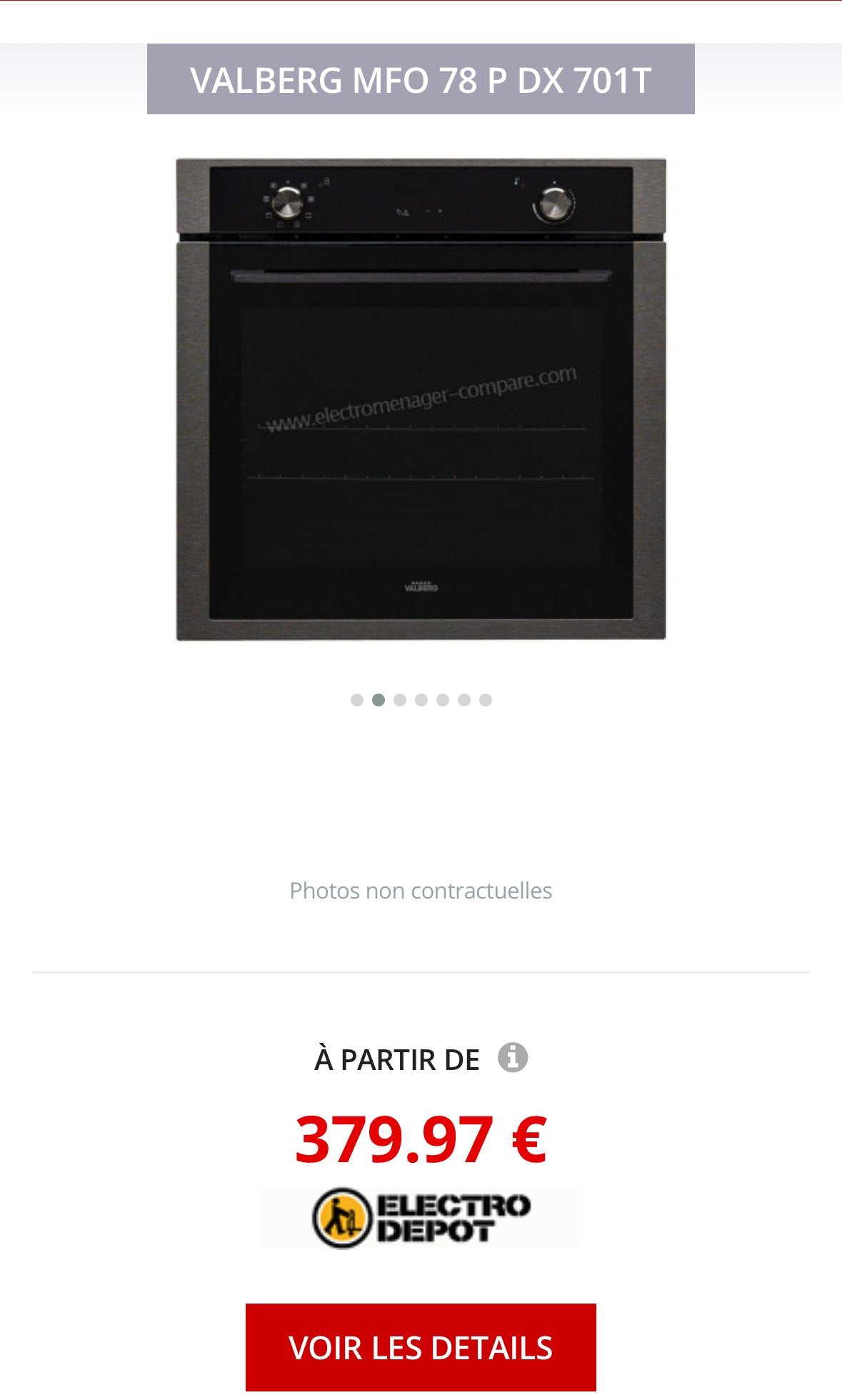 Four Encastrable VALBERG Avec Pyrolyse NEUF ( Jamais Servi ) GARANTIE 1 AN