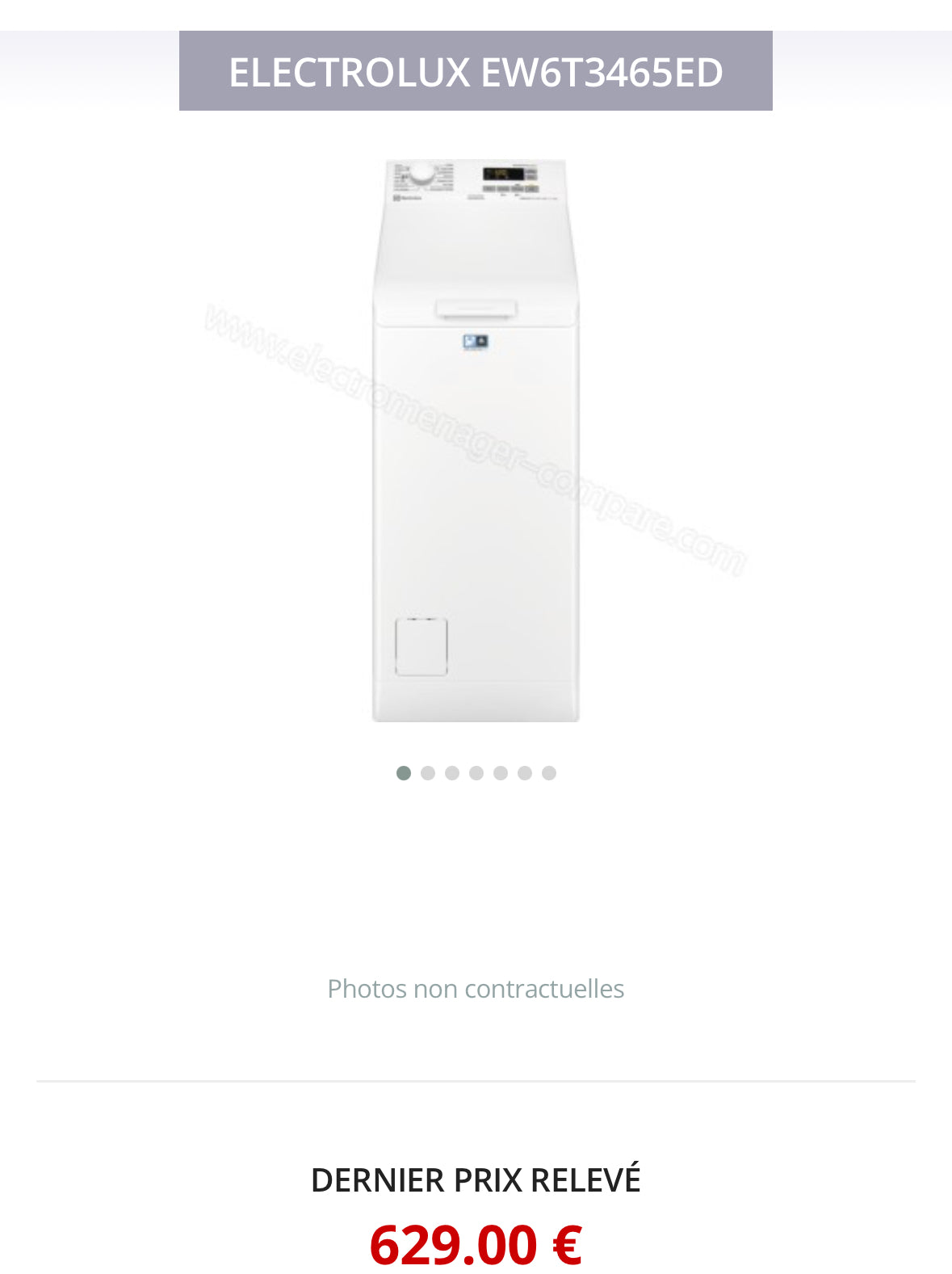 Lave-Linge Top ELECTROLUX 6 Kg GARANTIE 1 AN