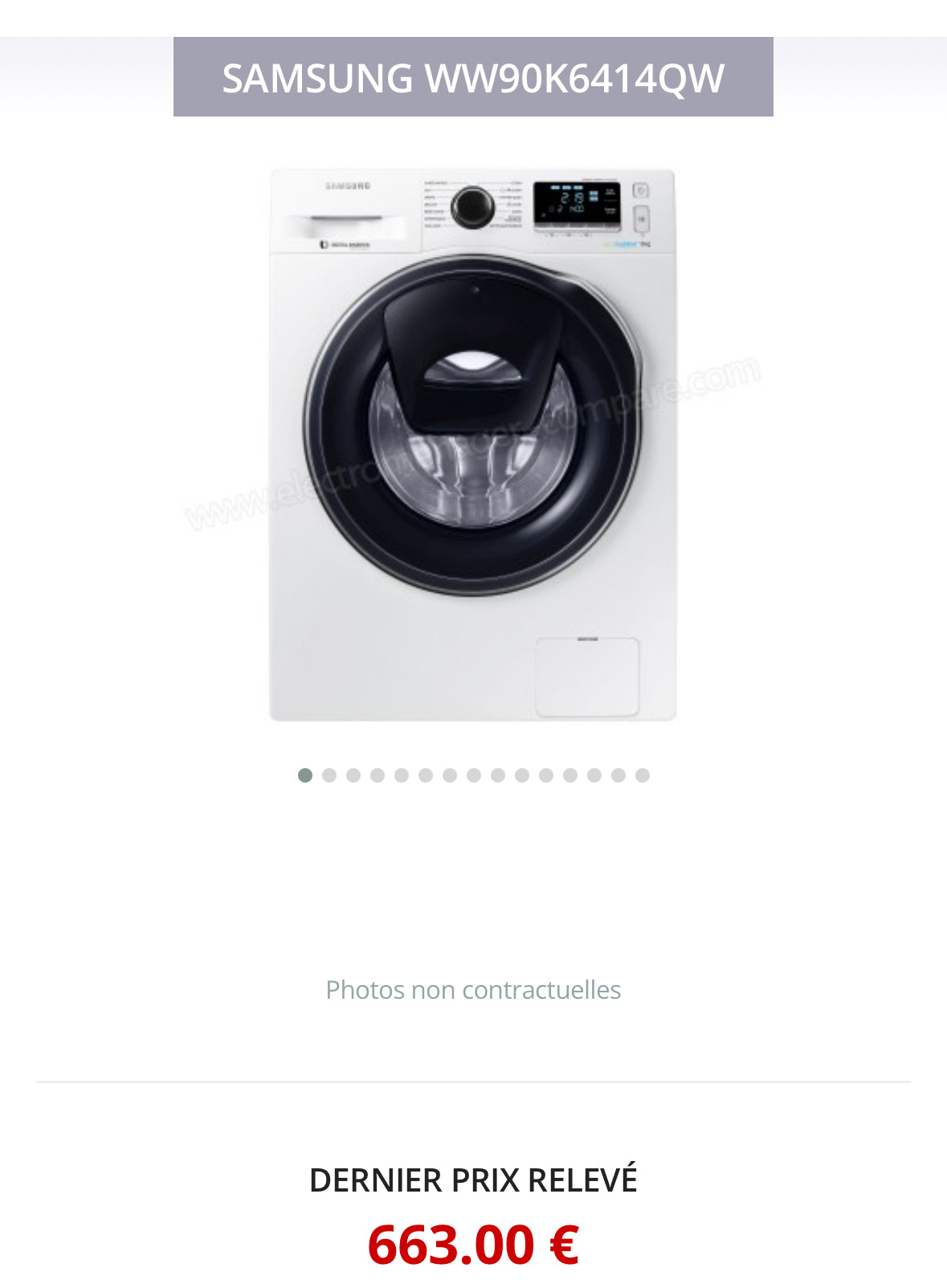 Lave-Linge SAMSUNG 9 Kg AddWash GARANTIE 1 AN