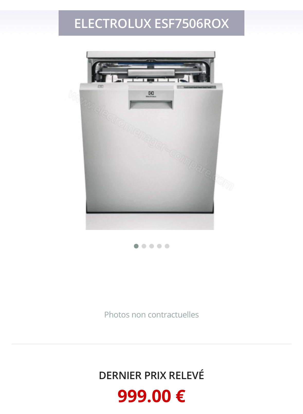 Lave-Vaisselle ELECTROLUX 13 Couverts GARANTIE 2 ANS