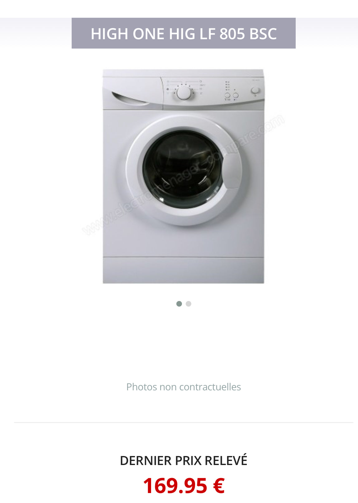 Lave-Linge HIGHONE 5 Kg GARANTIE 1 AN