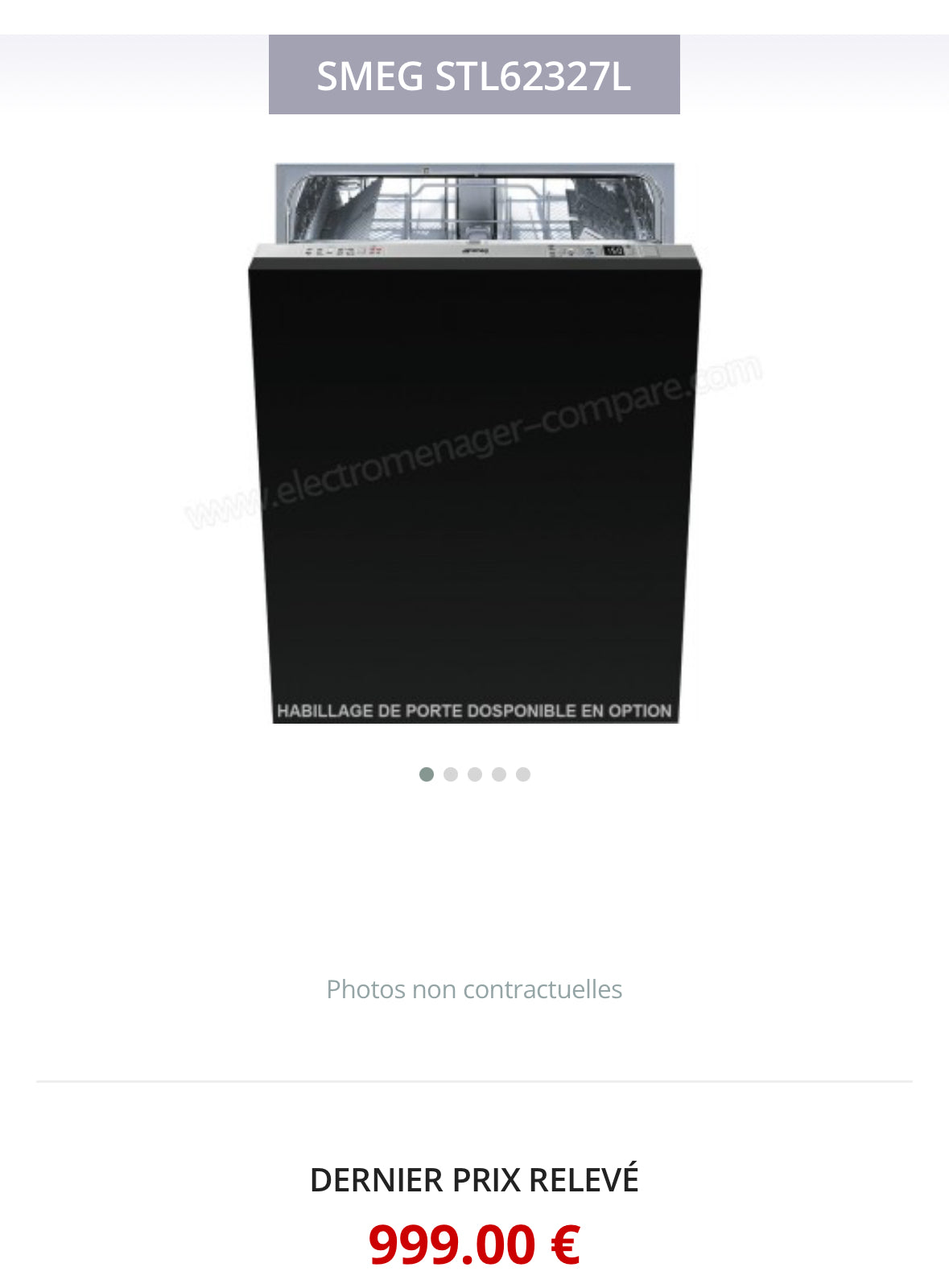 Lave-Vaisselle Encastrable SMEG 13 Couverts Comme Neuf ( Très Peu Servi ) GARANTIE 1 AN