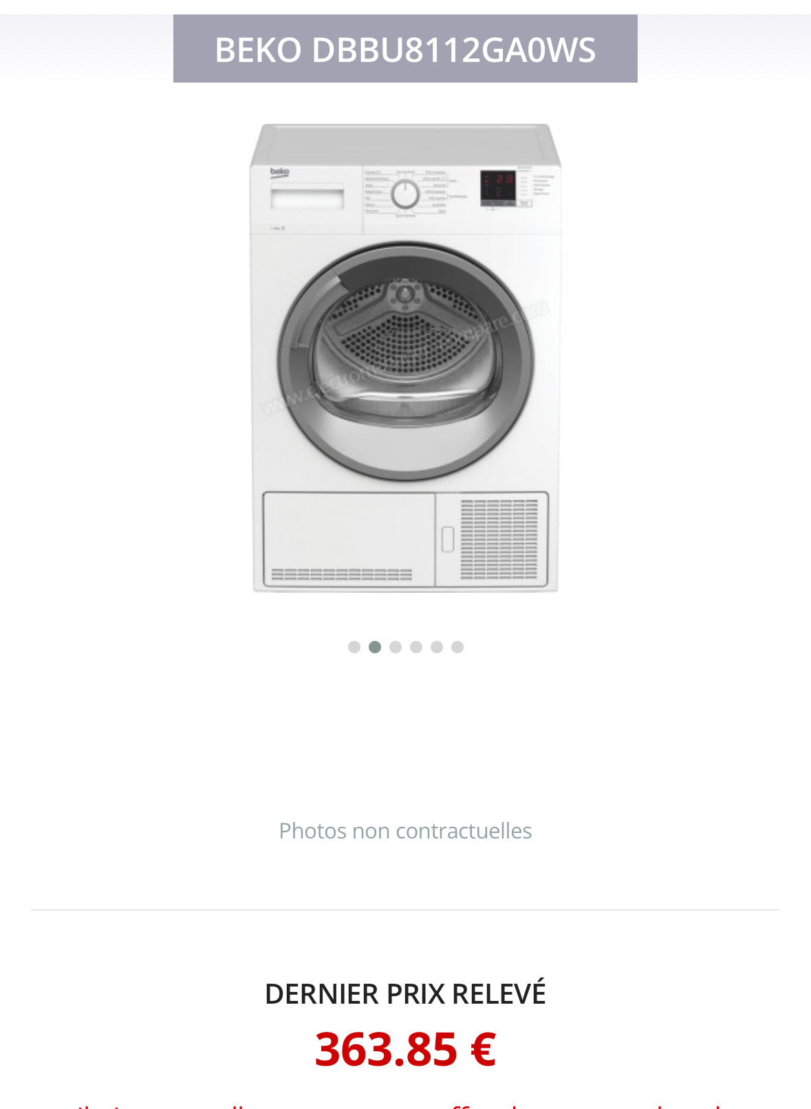 Sèche-Linge BEKO 8 Kg GARANTIE 1 AN