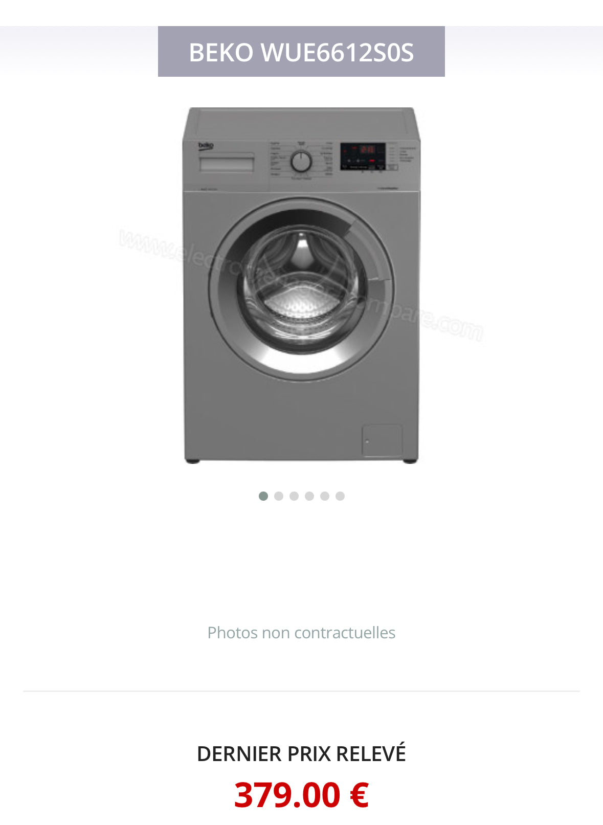 Lave-Linge BEKO 6 Kg GARANTIE 1 AN