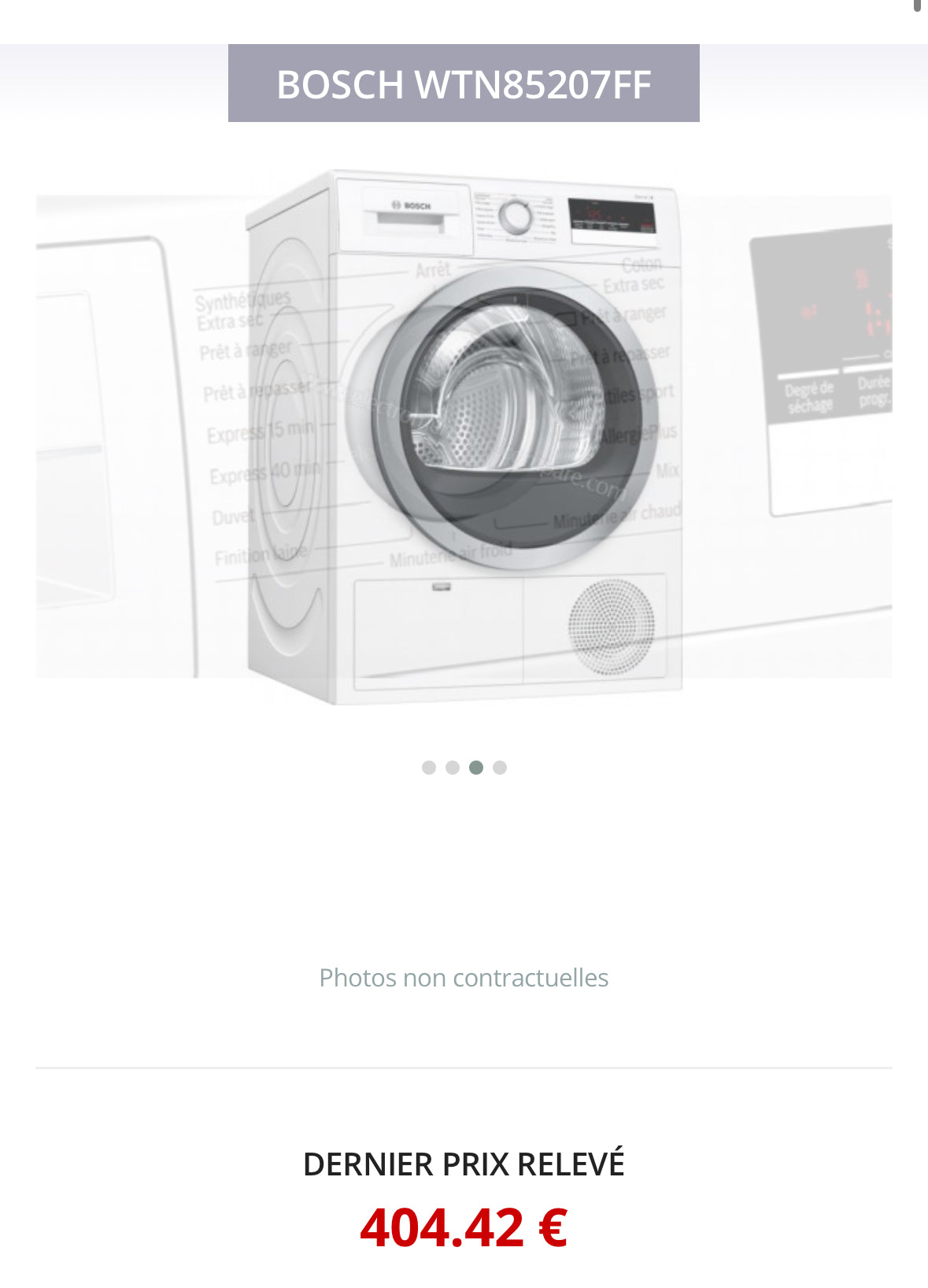 Sèche-Linge BOSCH 7 Kg GARANTIE 1 AN