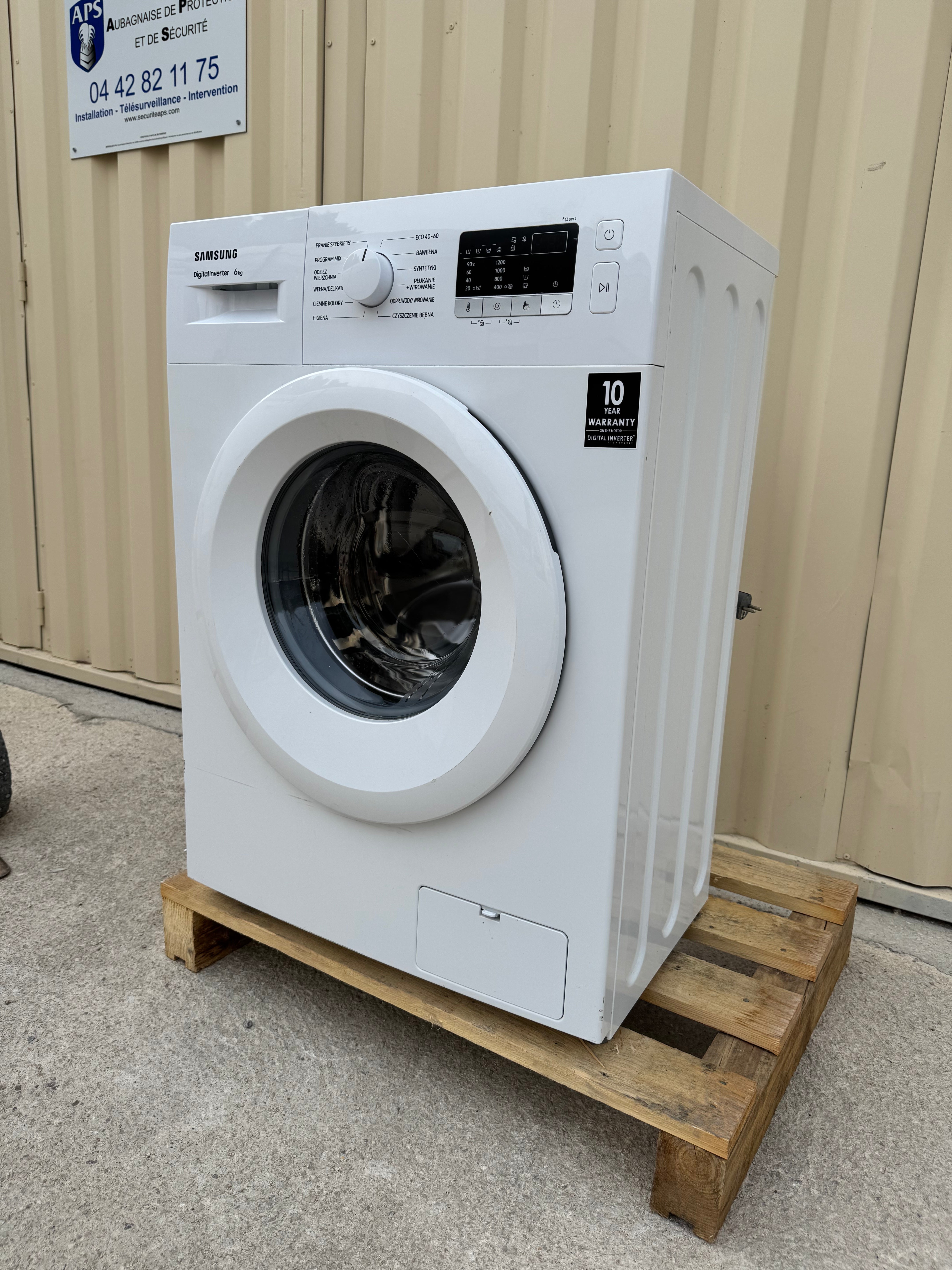 Lave-Linge SAMSUNG 6 Kg Comme NEUF ( Très Peu Servi ) GARANTIE 1 AN