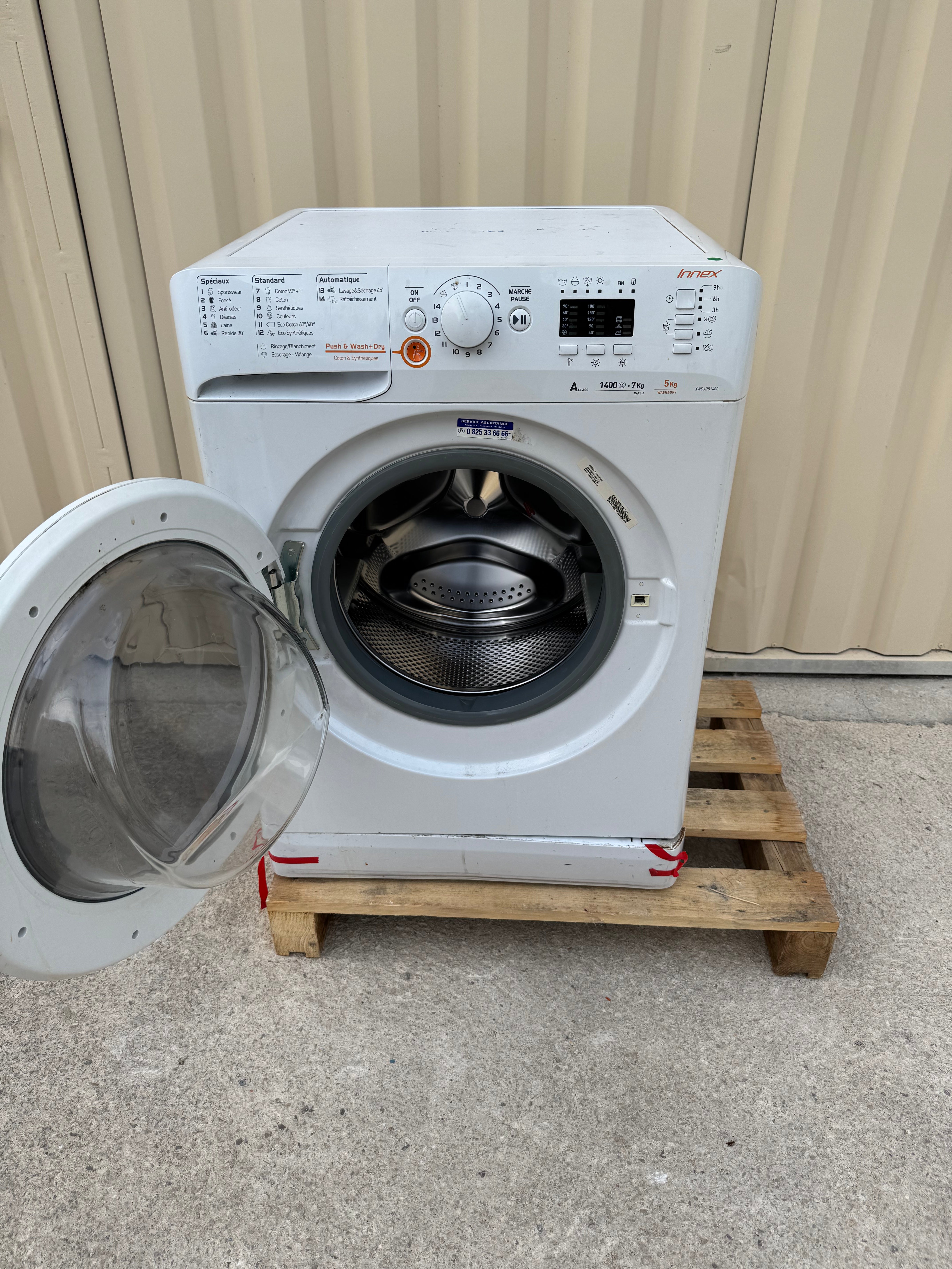 Lave-Linge Séchant INDESIT 7+5 Kg GARANTIE 1 AN