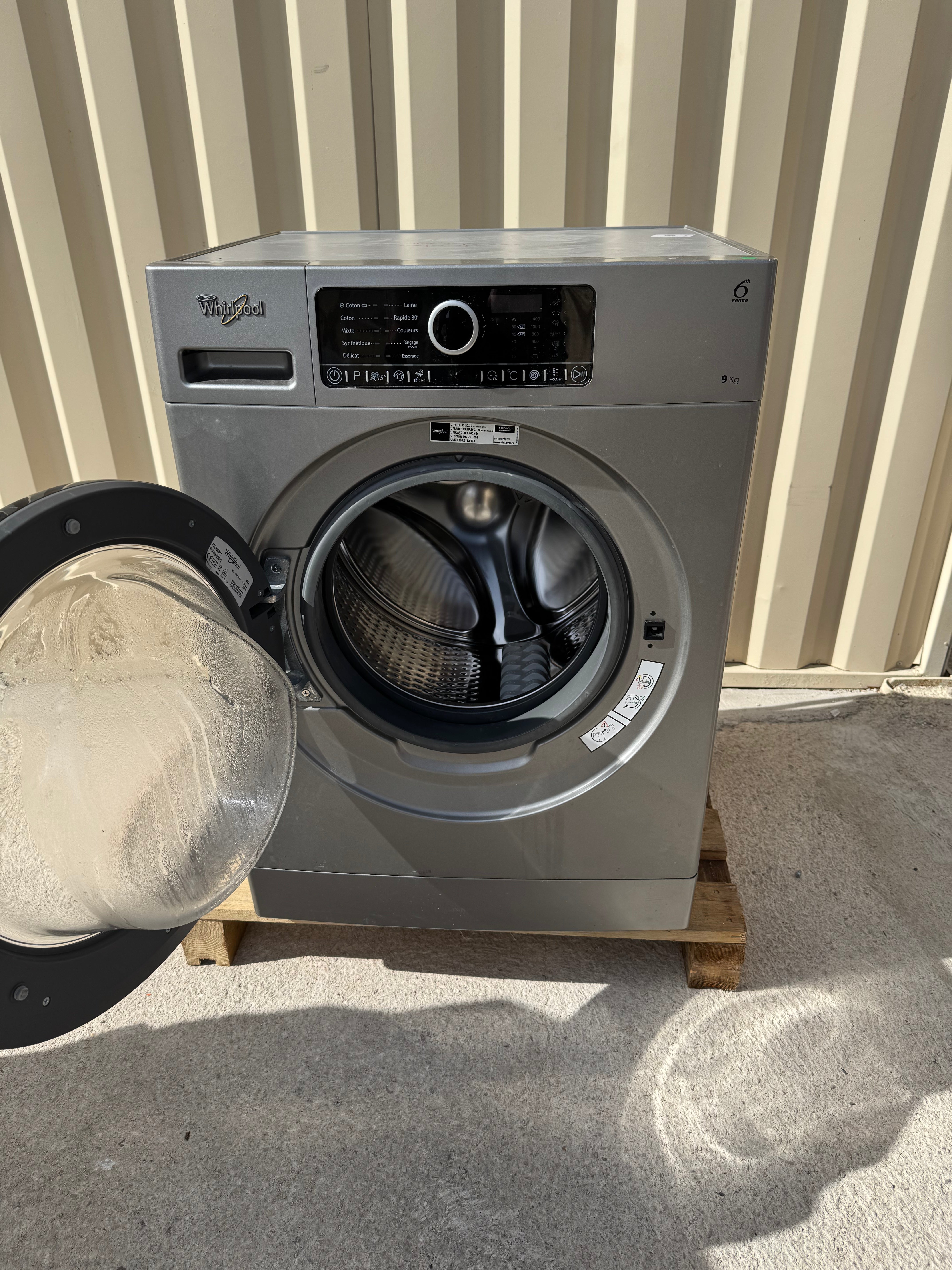 Lave-Linge WHIRLPOOL 9 Kg GARANTIE 1 AN