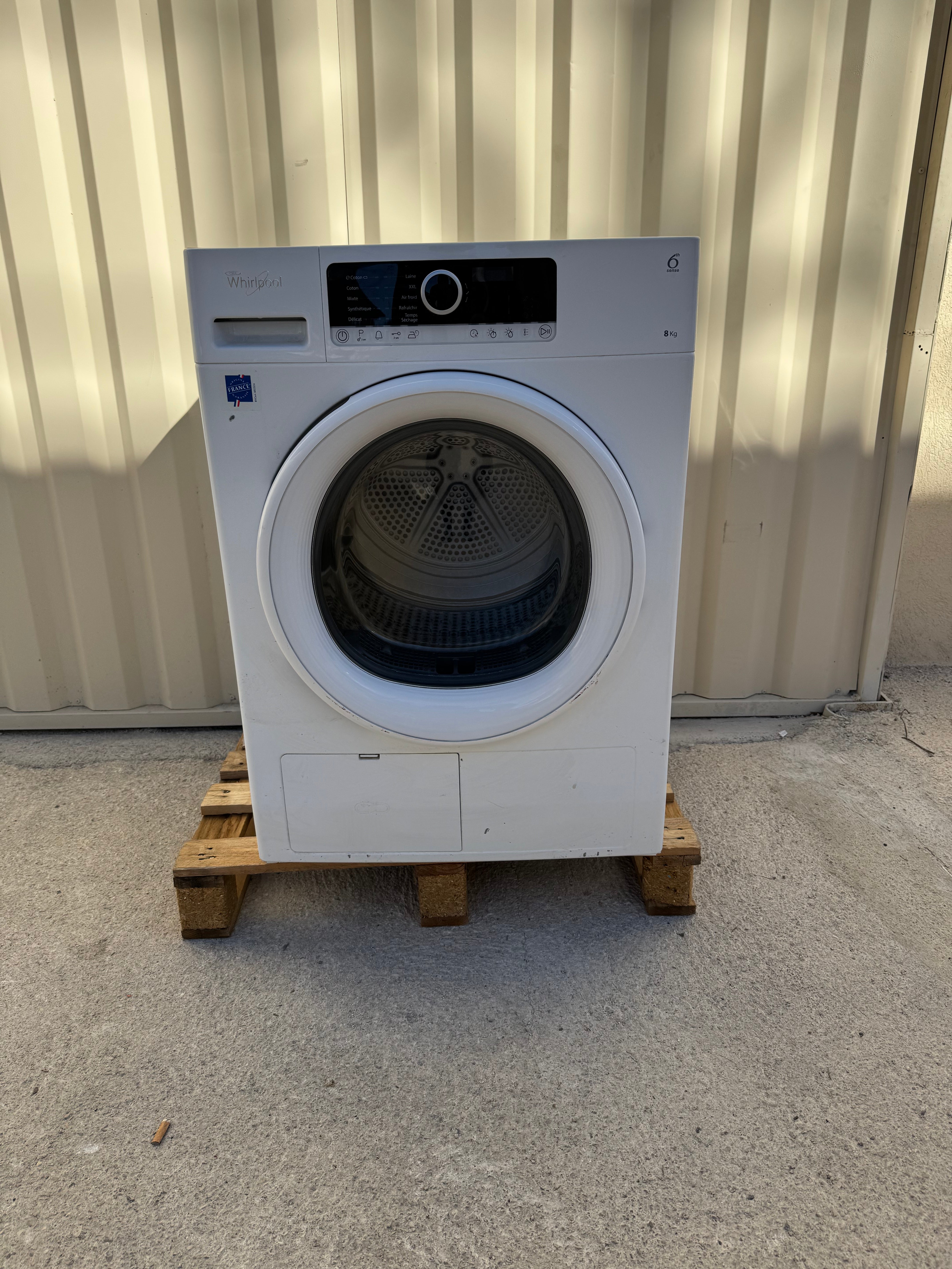 Sèche-Linge WHIRLPOOL 8 Kg Pompe à Chaleur GARANTIE 1 AN