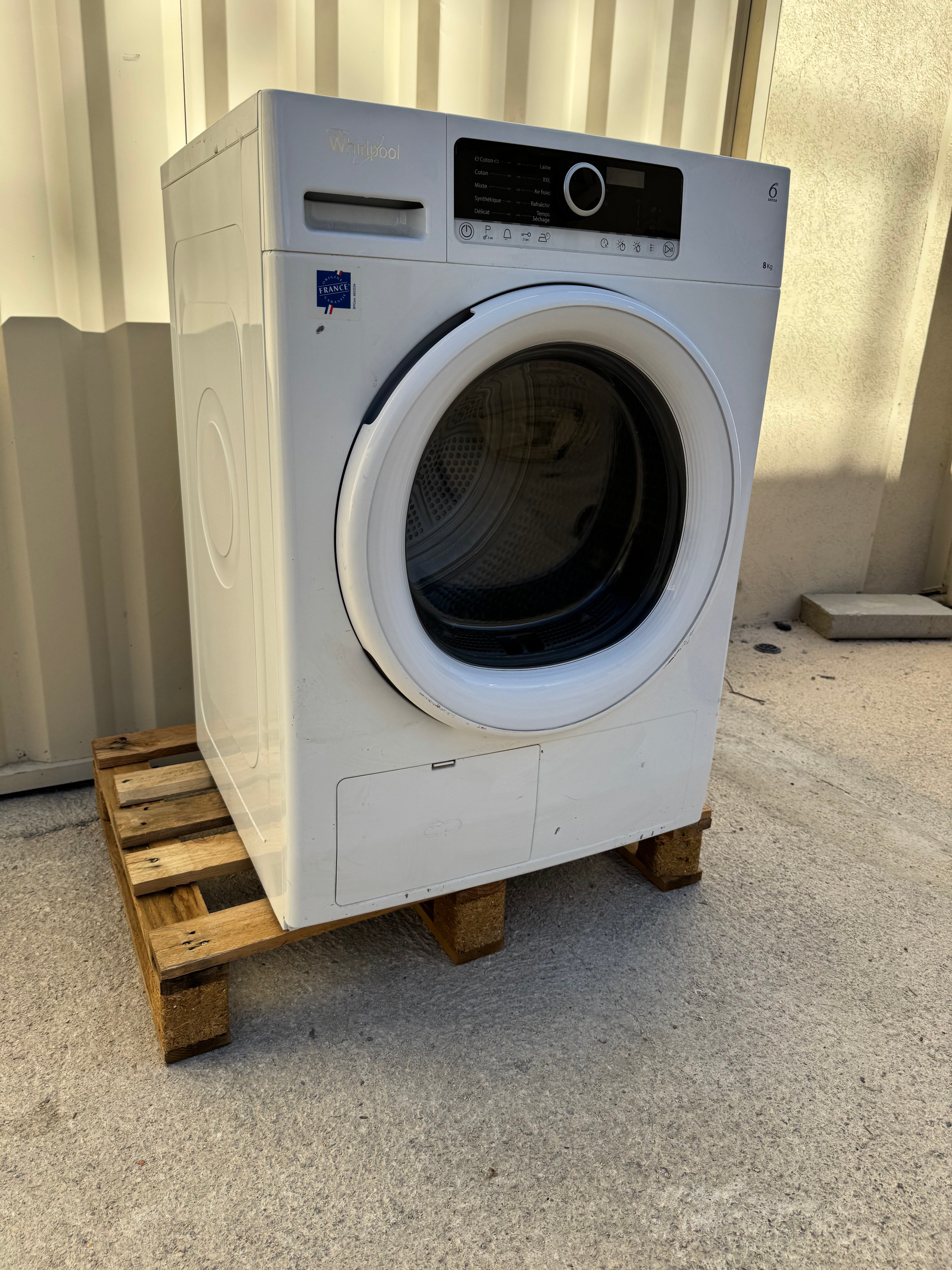 Sèche-Linge WHIRLPOOL 8 Kg Pompe à Chaleur GARANTIE 1 AN
