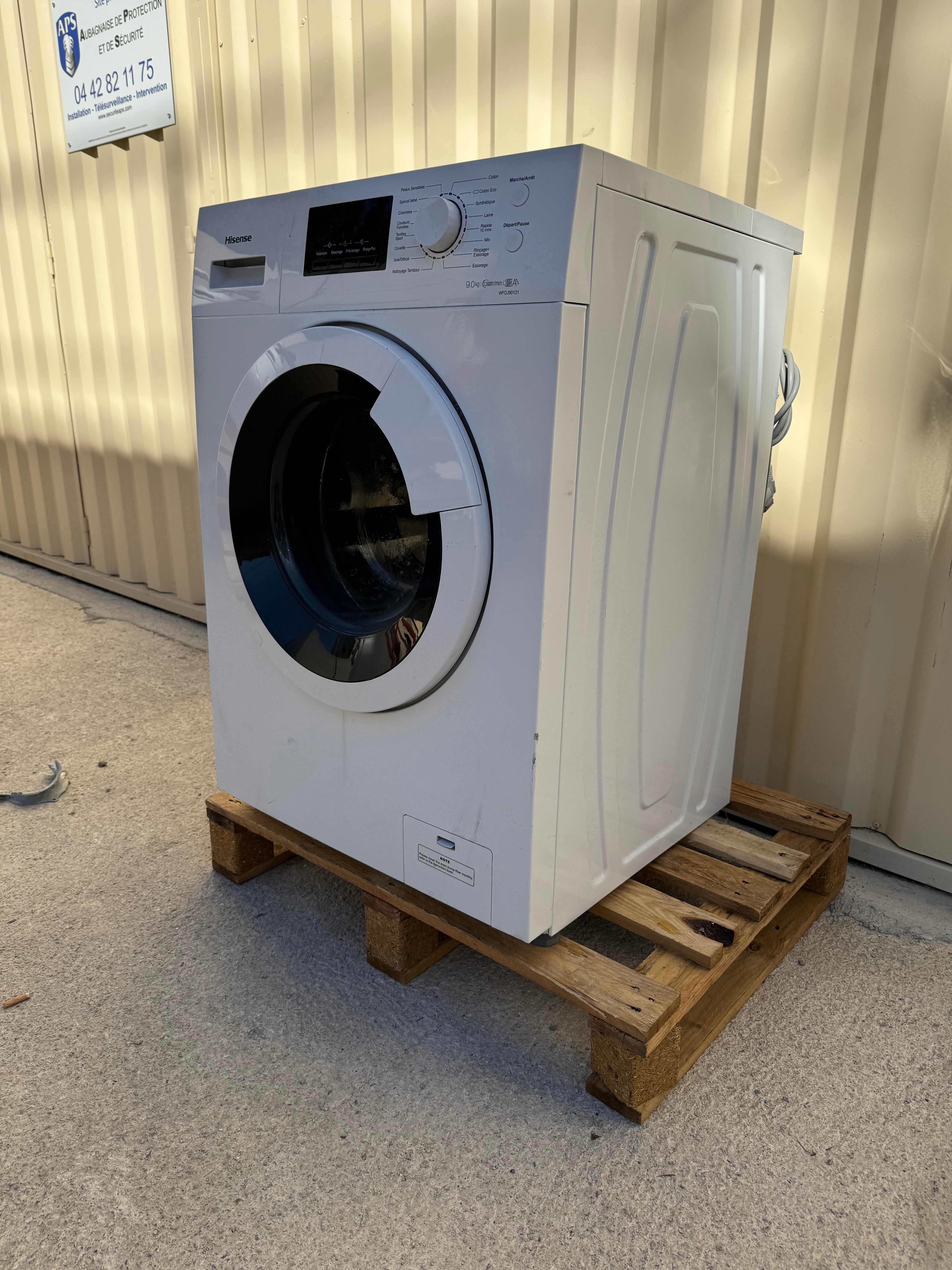 Lave-Linge HISENSE 9 Kg GARANTIE 1 AN