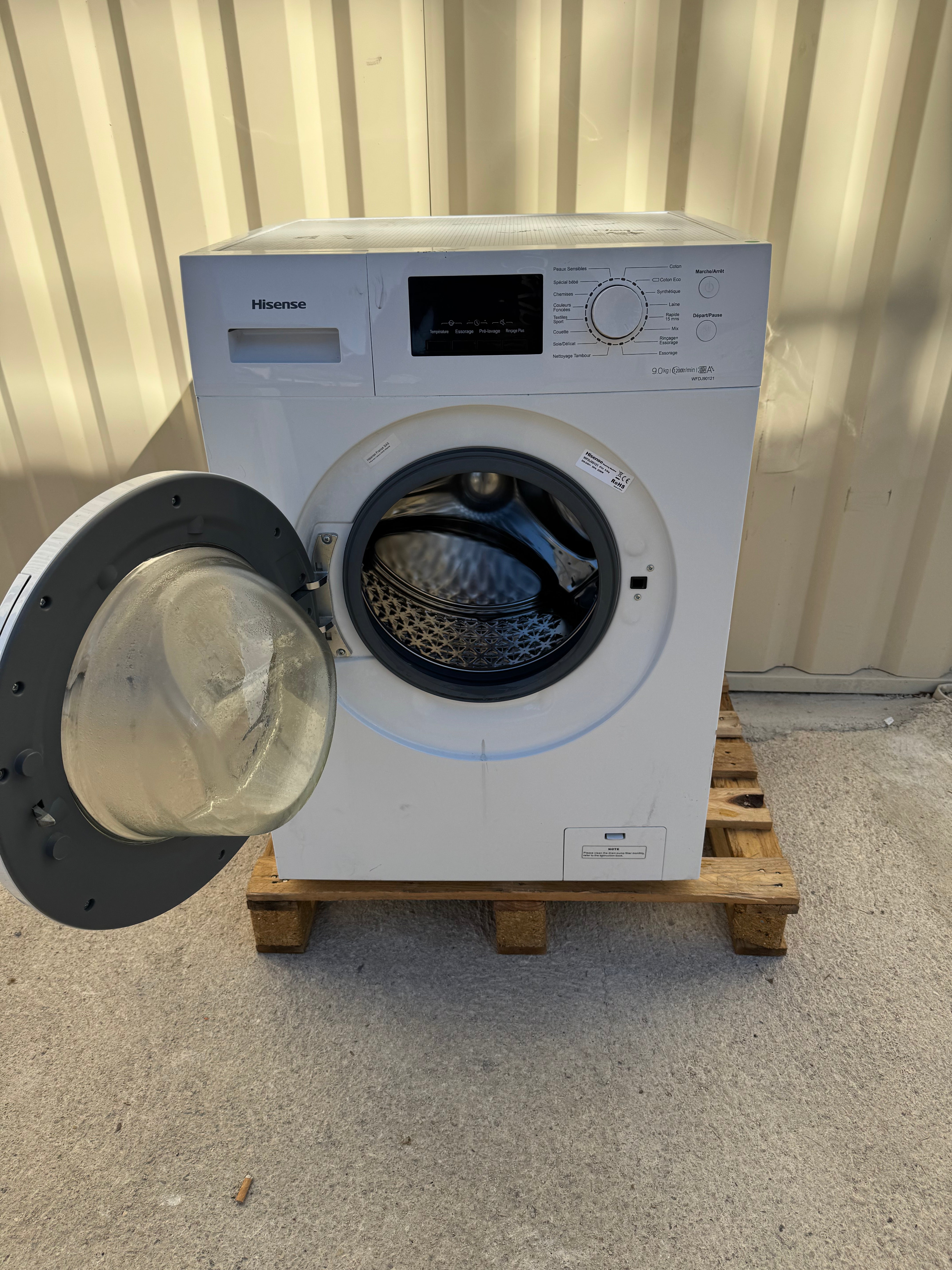 Lave-Linge HISENSE 9 Kg GARANTIE 1 AN