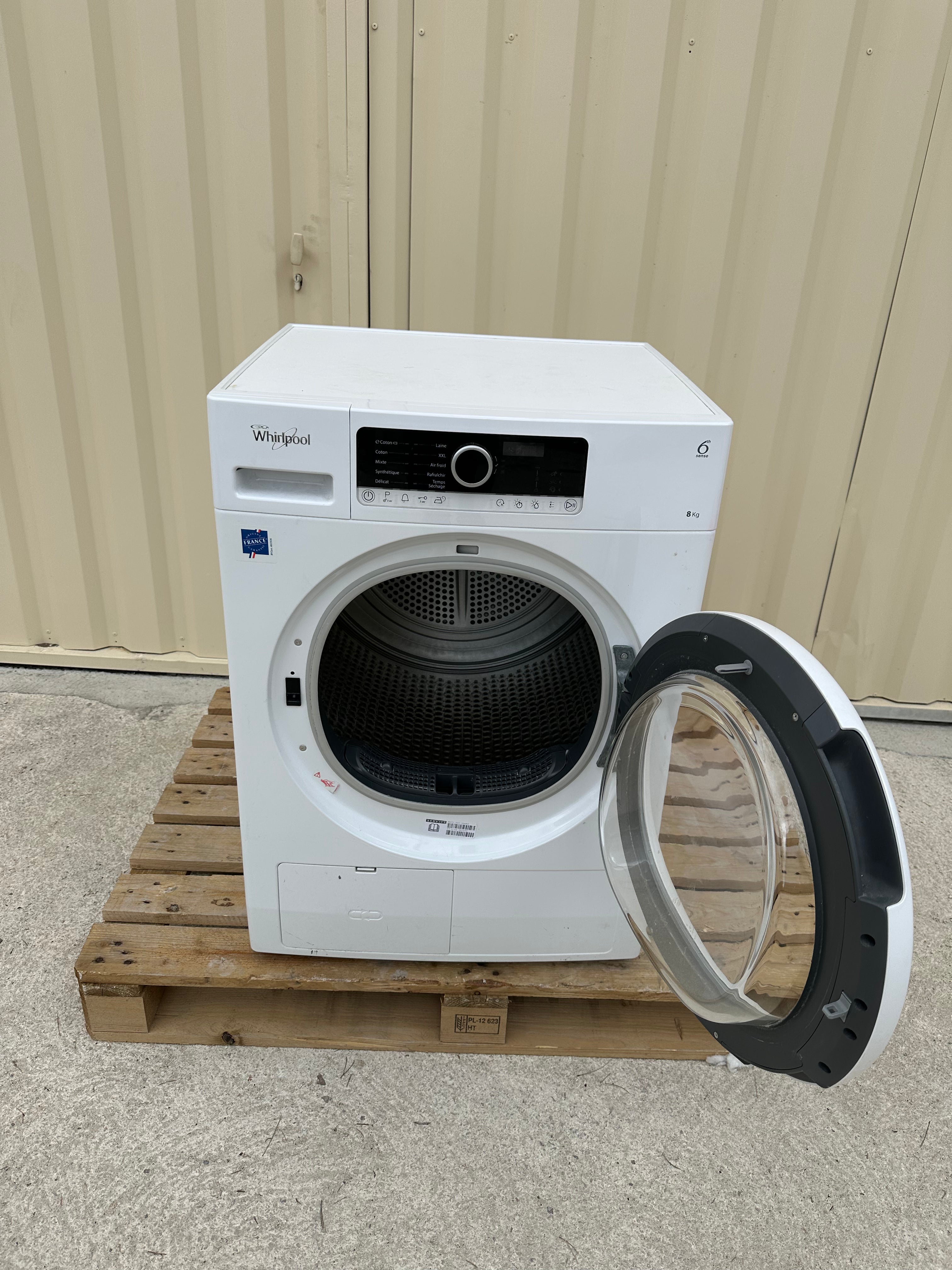 Sèche-Linge WHIRLPOOL Pompe à Chaleur 8 Kg GARANTIE 1 AN