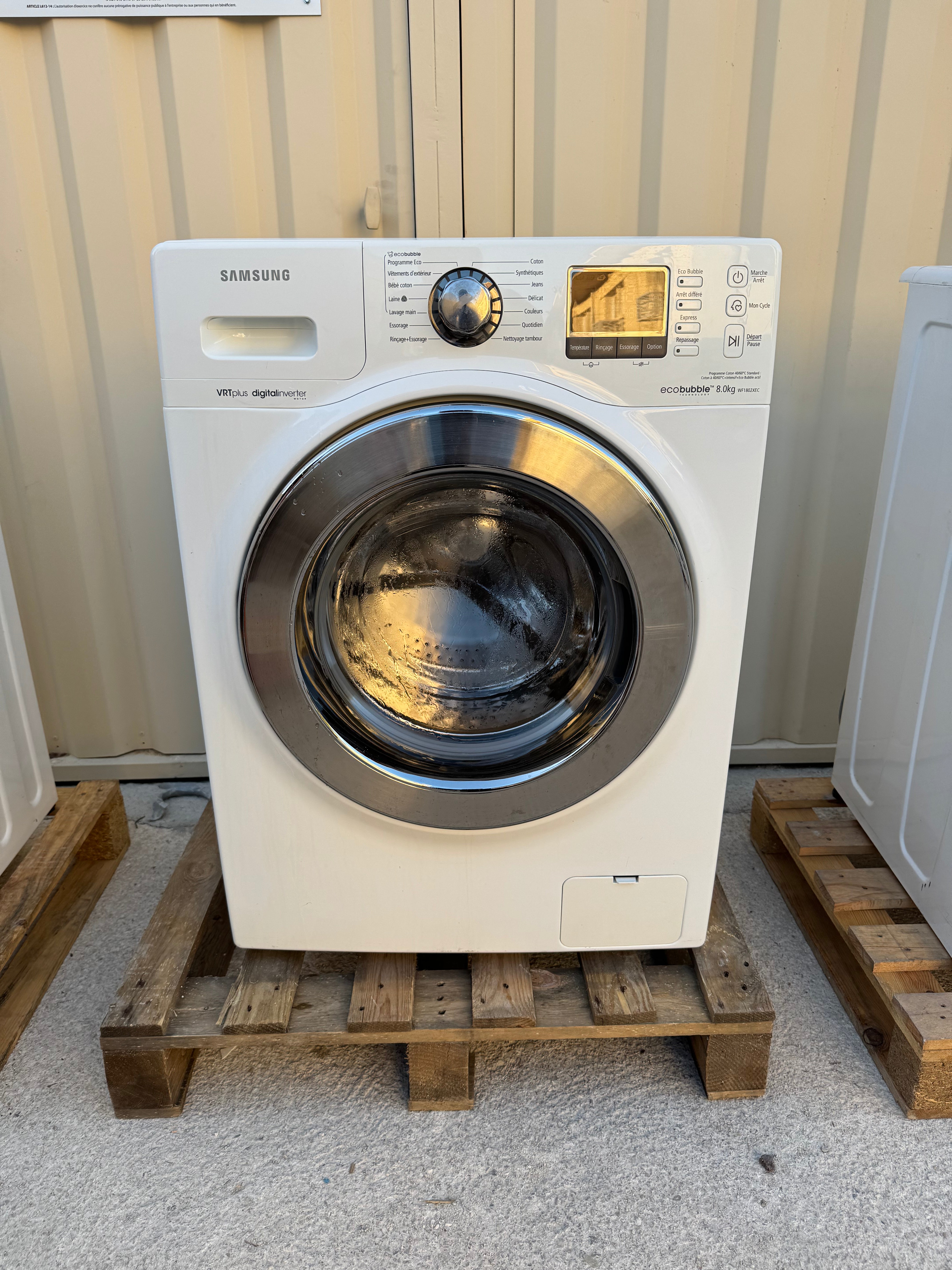 Lave-Linge SAMSUNG 8 Kg GARANTIE 1 AN