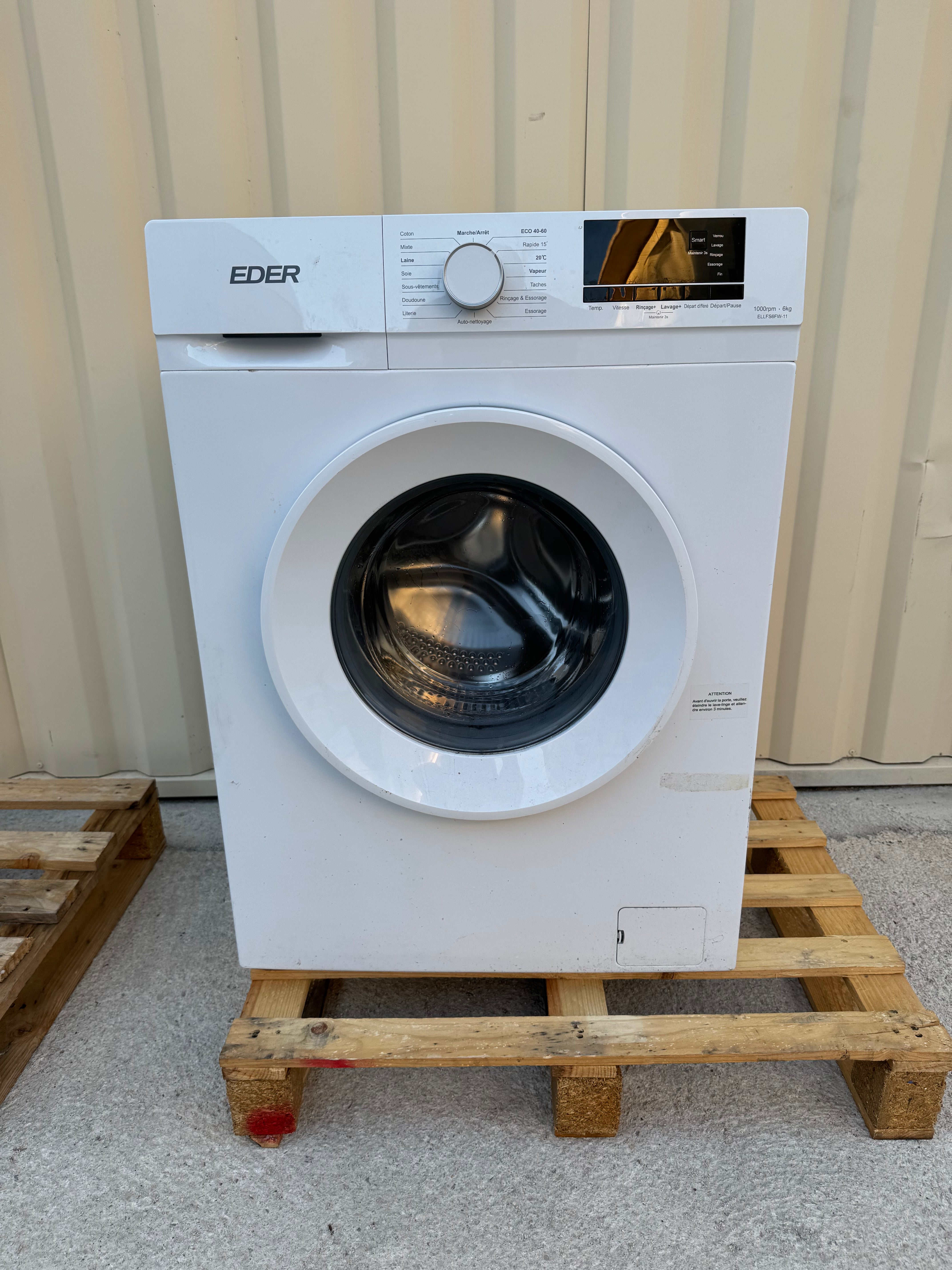 Lave-Linge EDER 6 Kg GARANTIE 1 AN