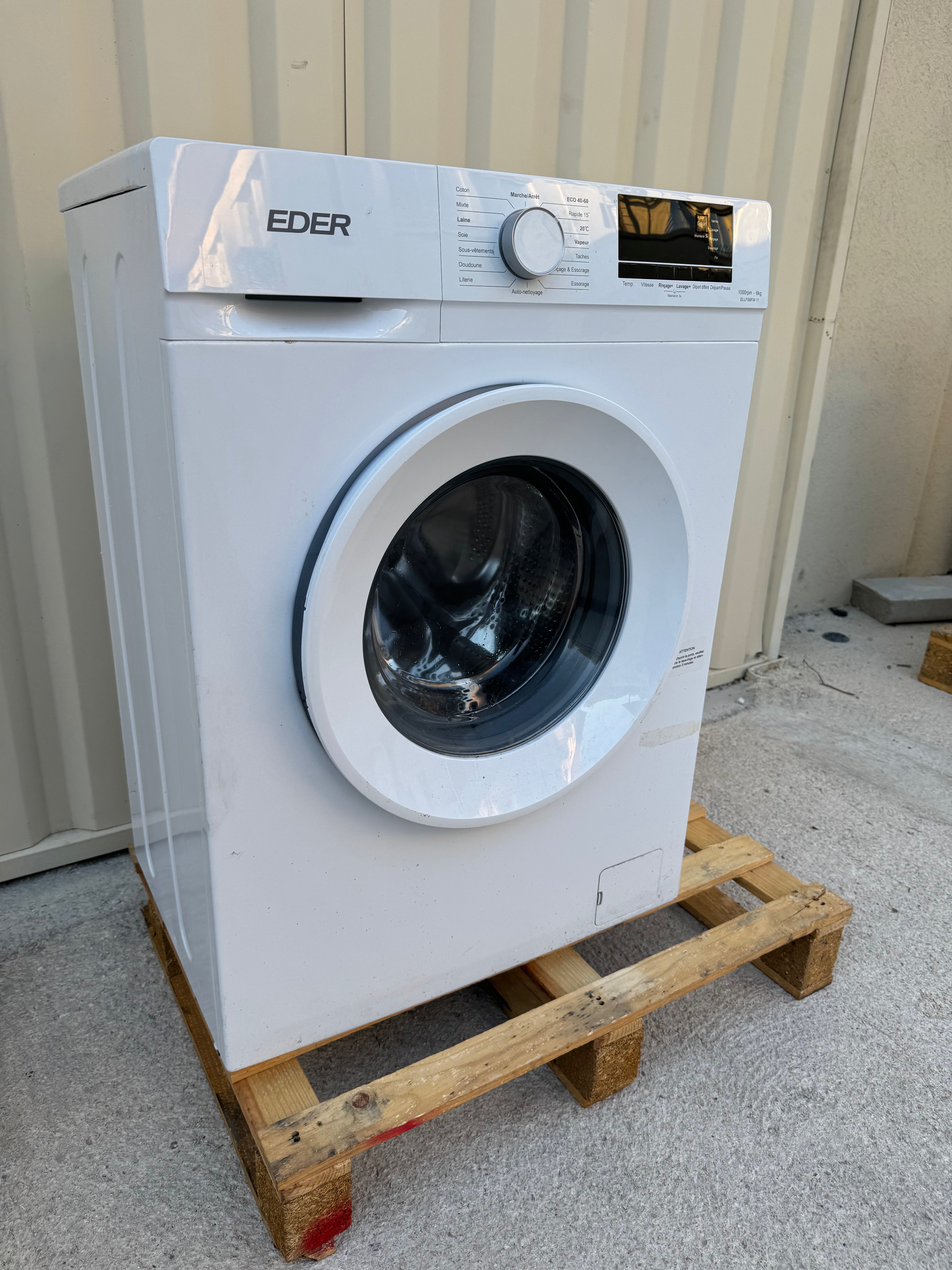 Lave-Linge EDER 6 Kg GARANTIE 1 AN