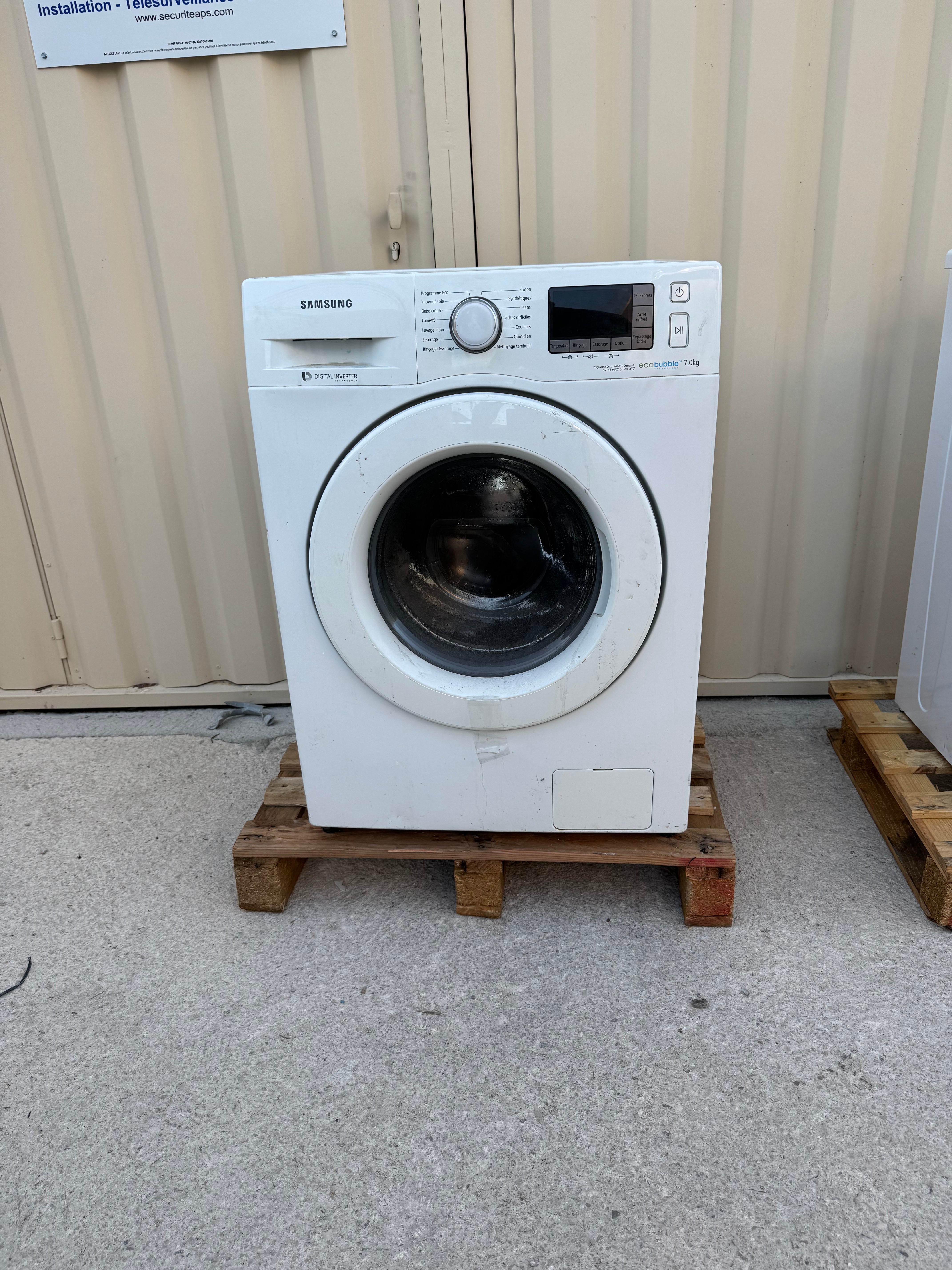Lave-Linge SAMSUNG 7 Kg GARANTIE 1 AN