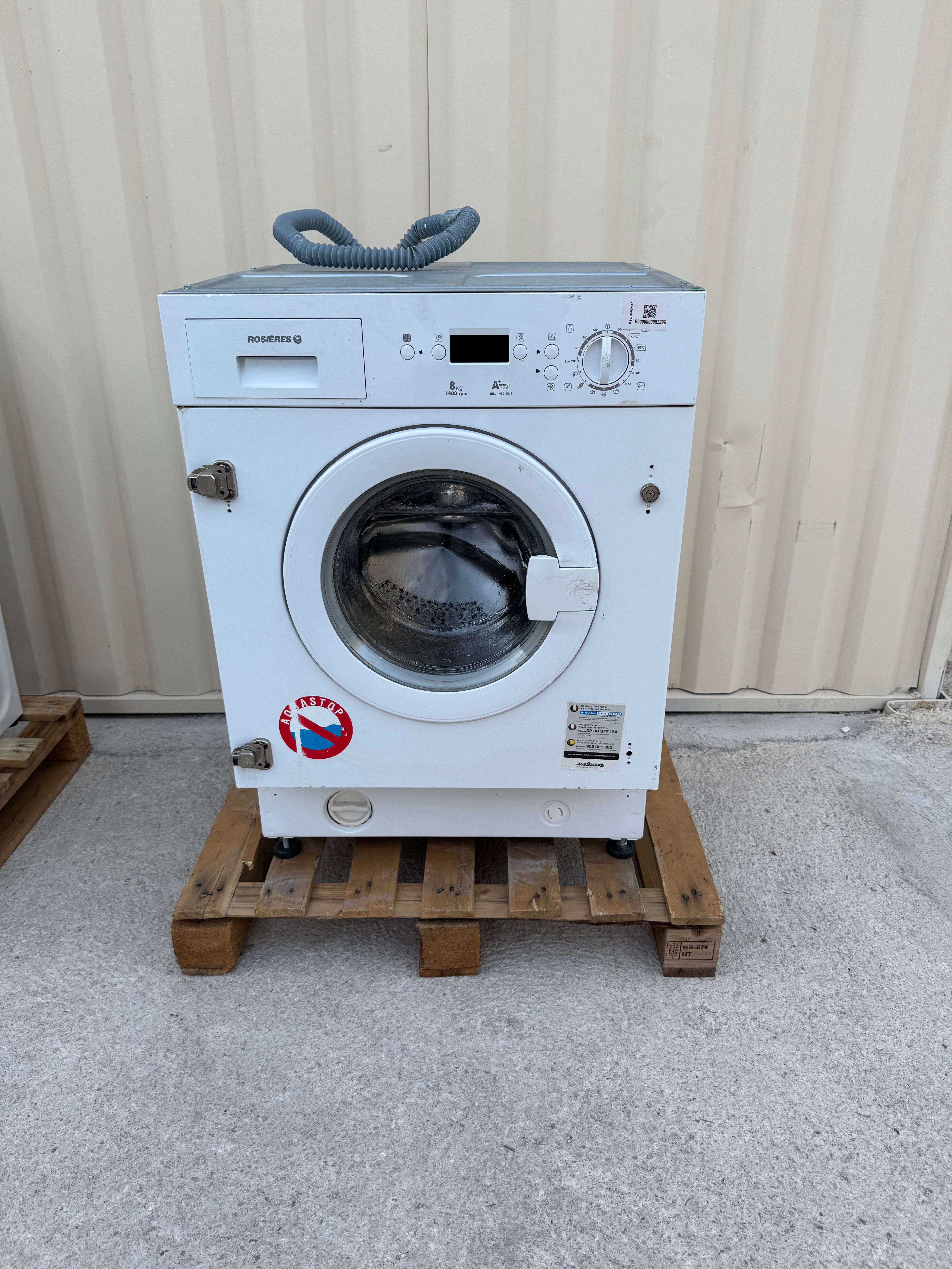 Lave-Linge ROSIÈRES 8 Kg GARANTIE 1 AN