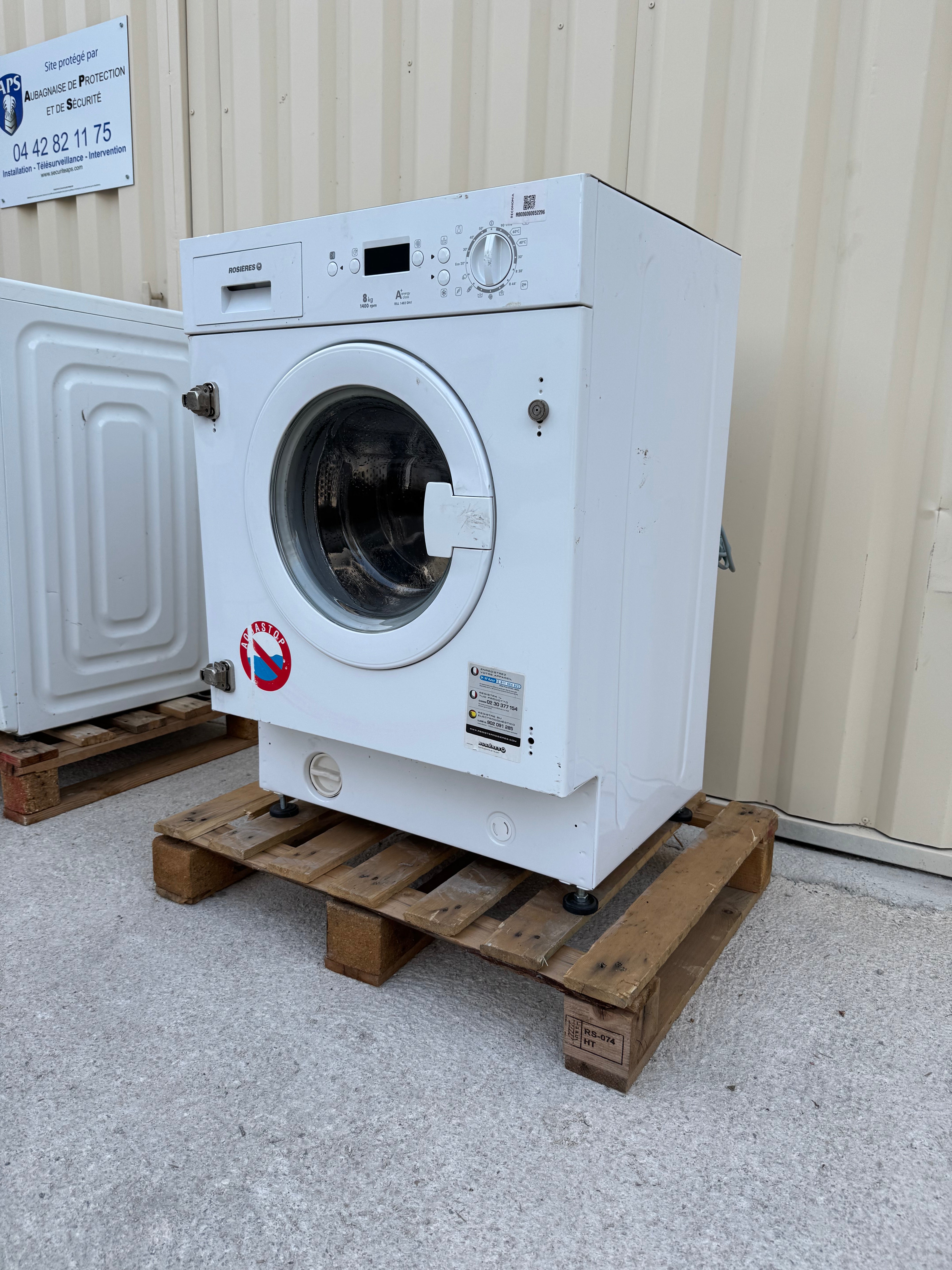 Lave-Linge ROSIÈRES 8 Kg GARANTIE 1 AN