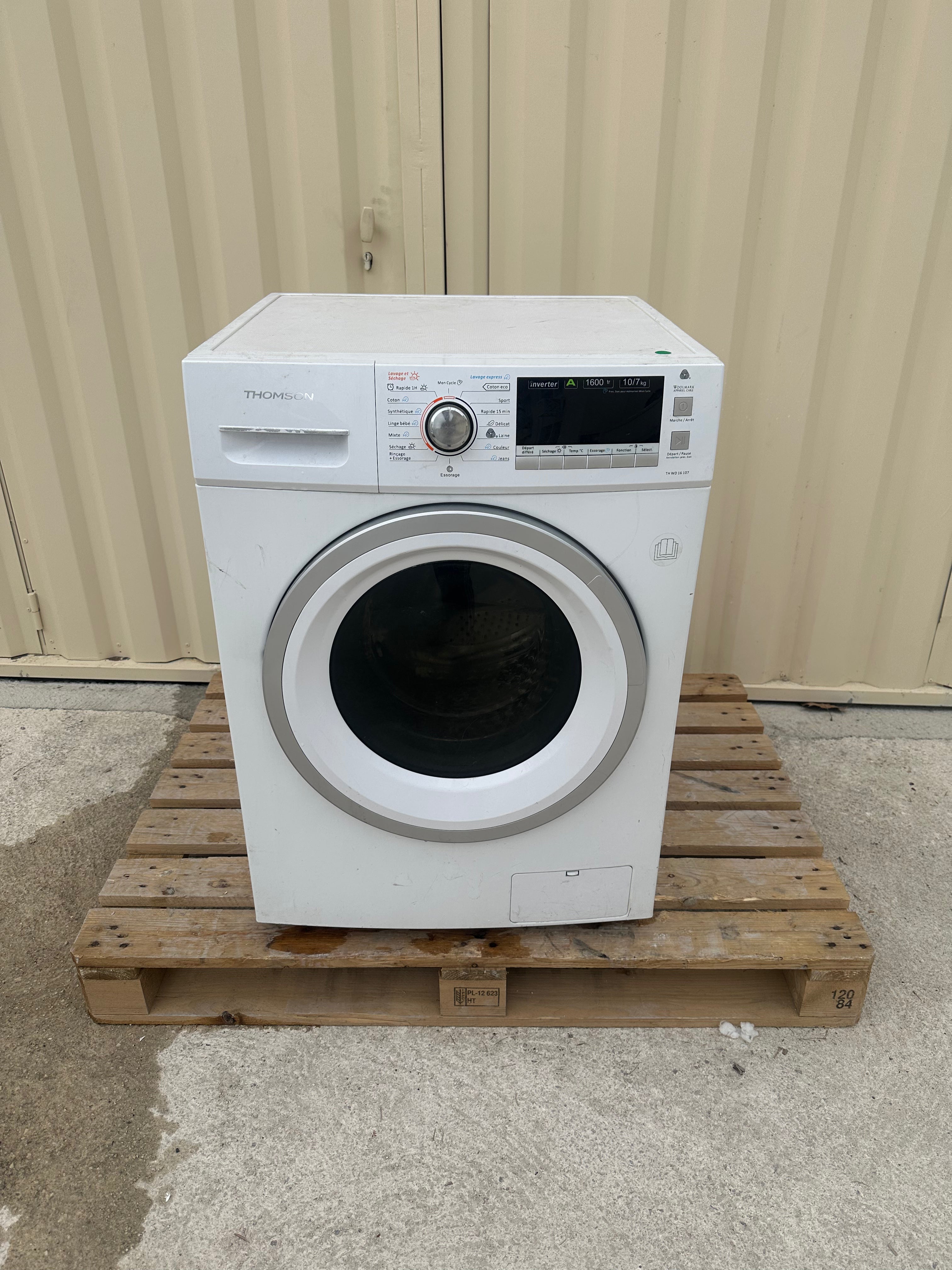Lave-Linge Séchant THOMSON 10 + 7 Kg GARANTIE 1 AN