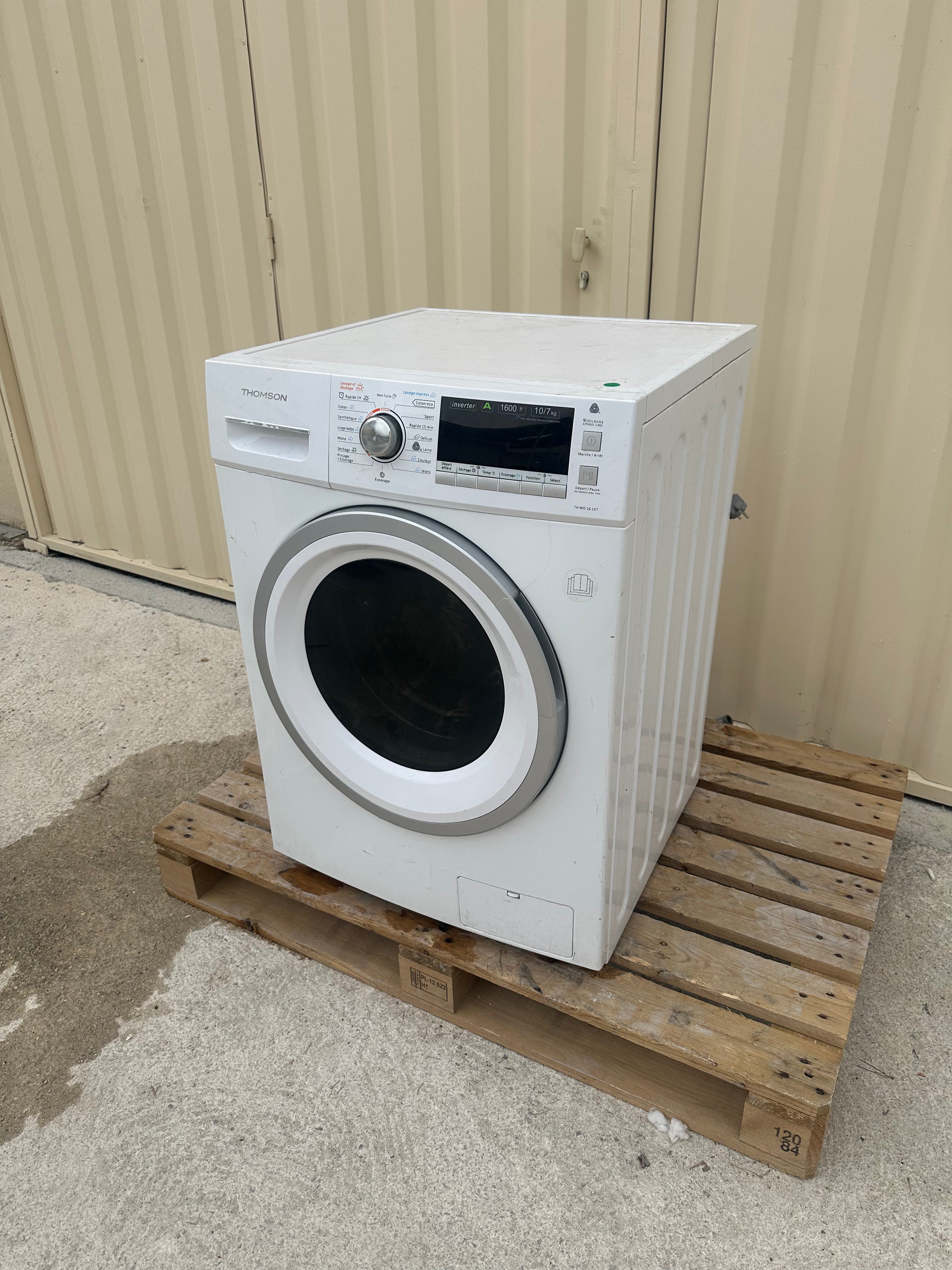 Lave-Linge Séchant THOMSON 10 + 7 Kg GARANTIE 1 AN