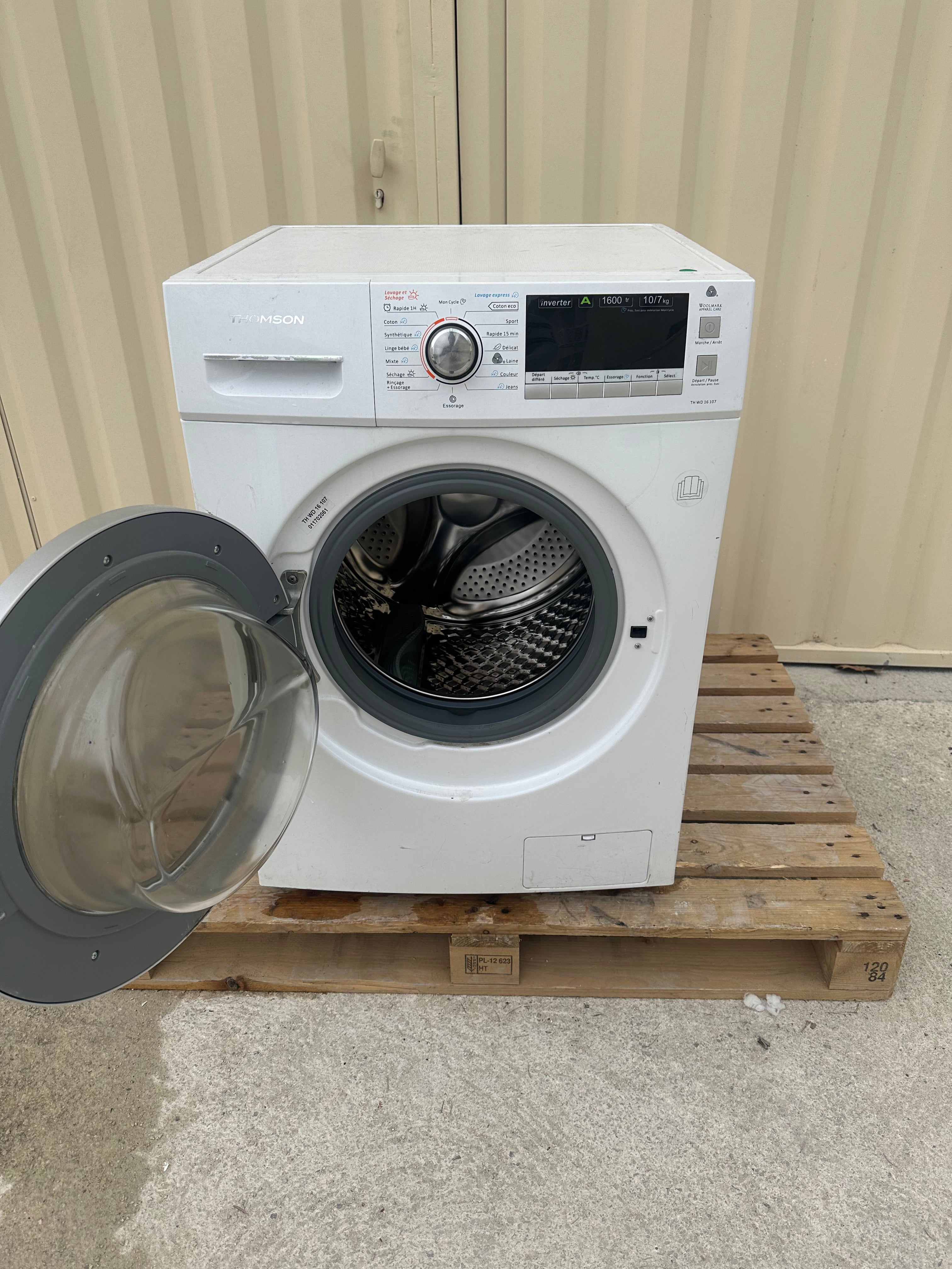 Lave-Linge Séchant THOMSON 10 + 7 Kg GARANTIE 1 AN