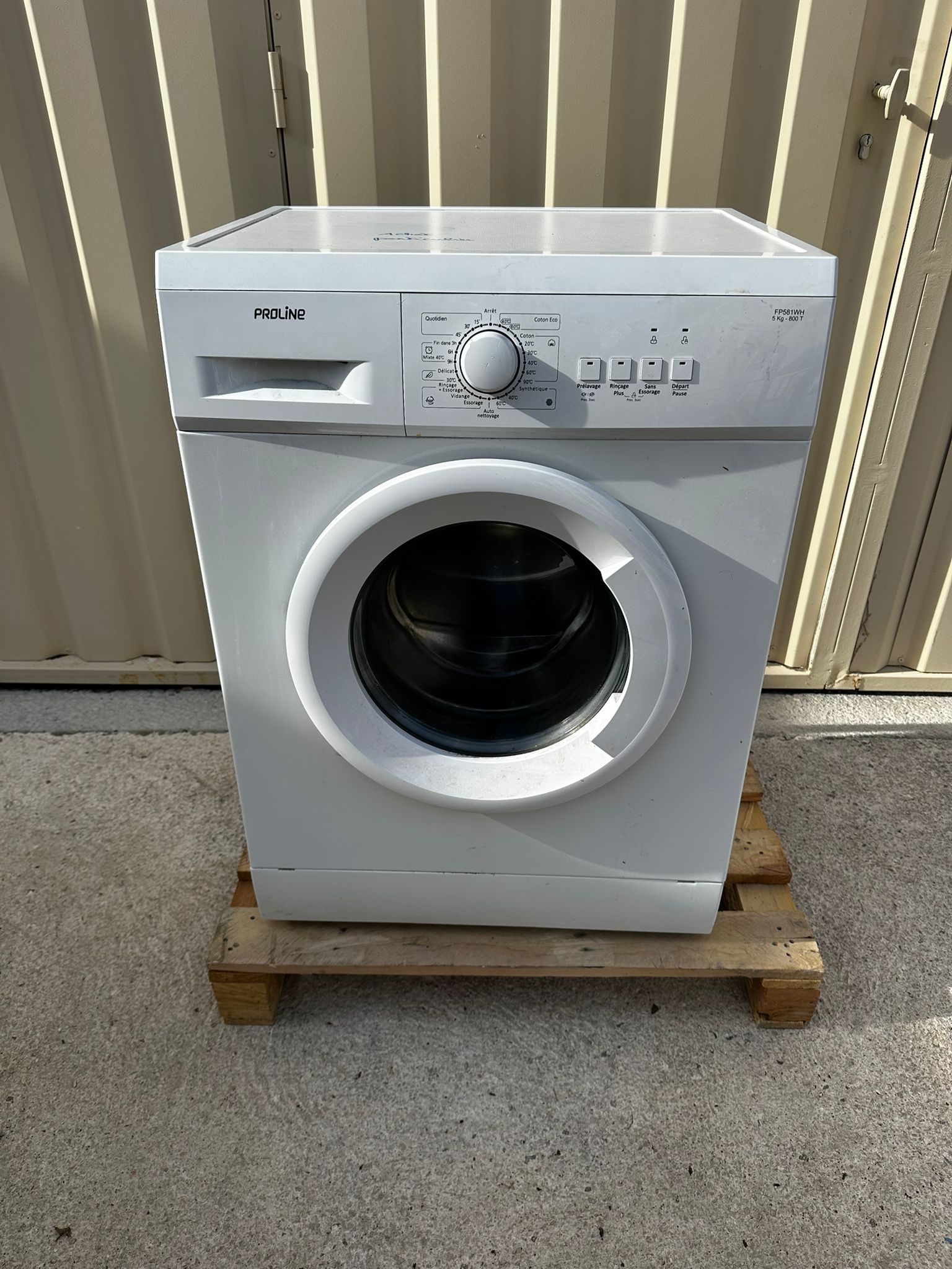Lave-Linge PROLINE 5 Kg GARANTIE 1 AN