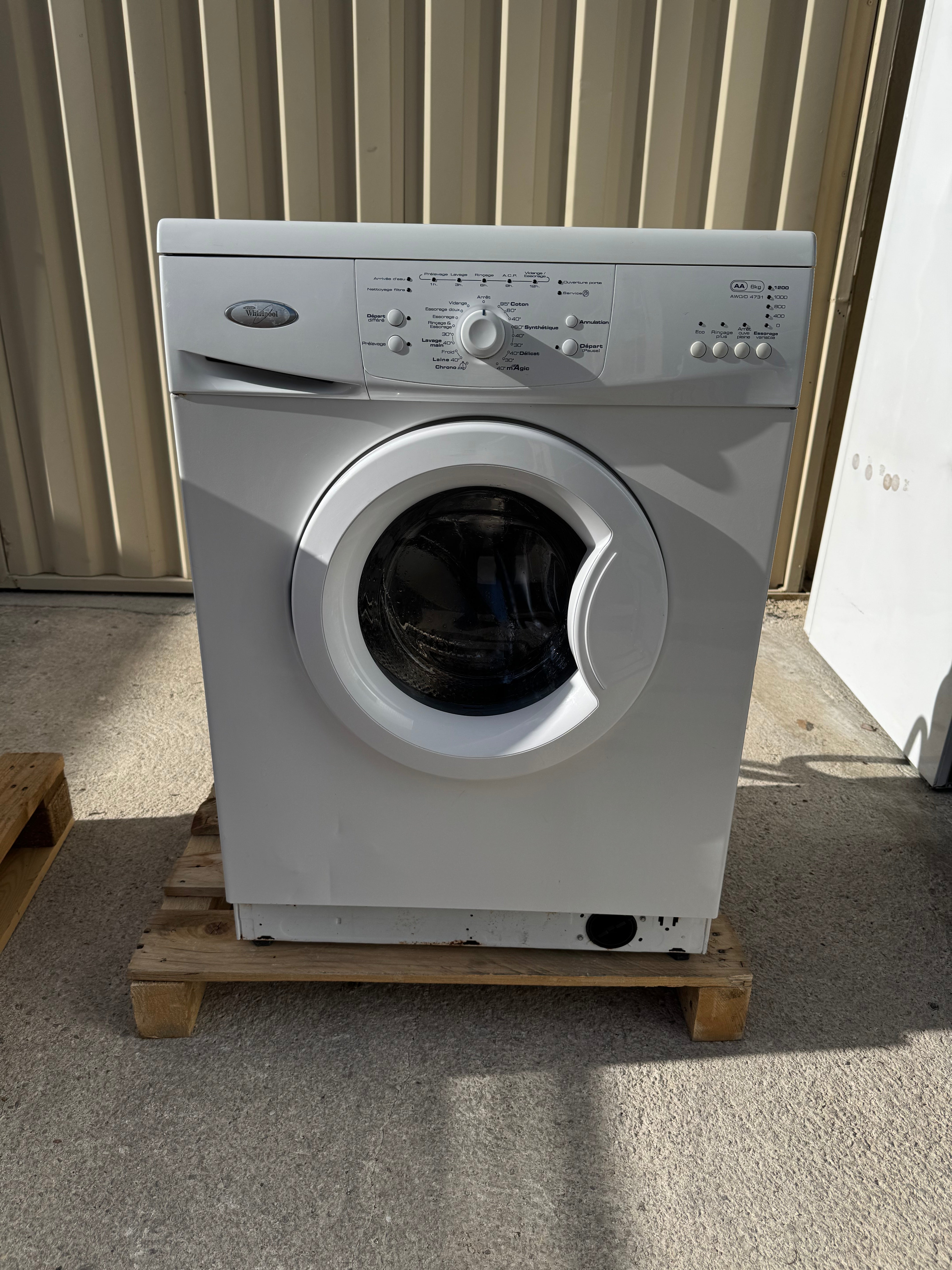 Lave-Linge WHIRLPOOL 6 Kg GARANTIE 1 AN