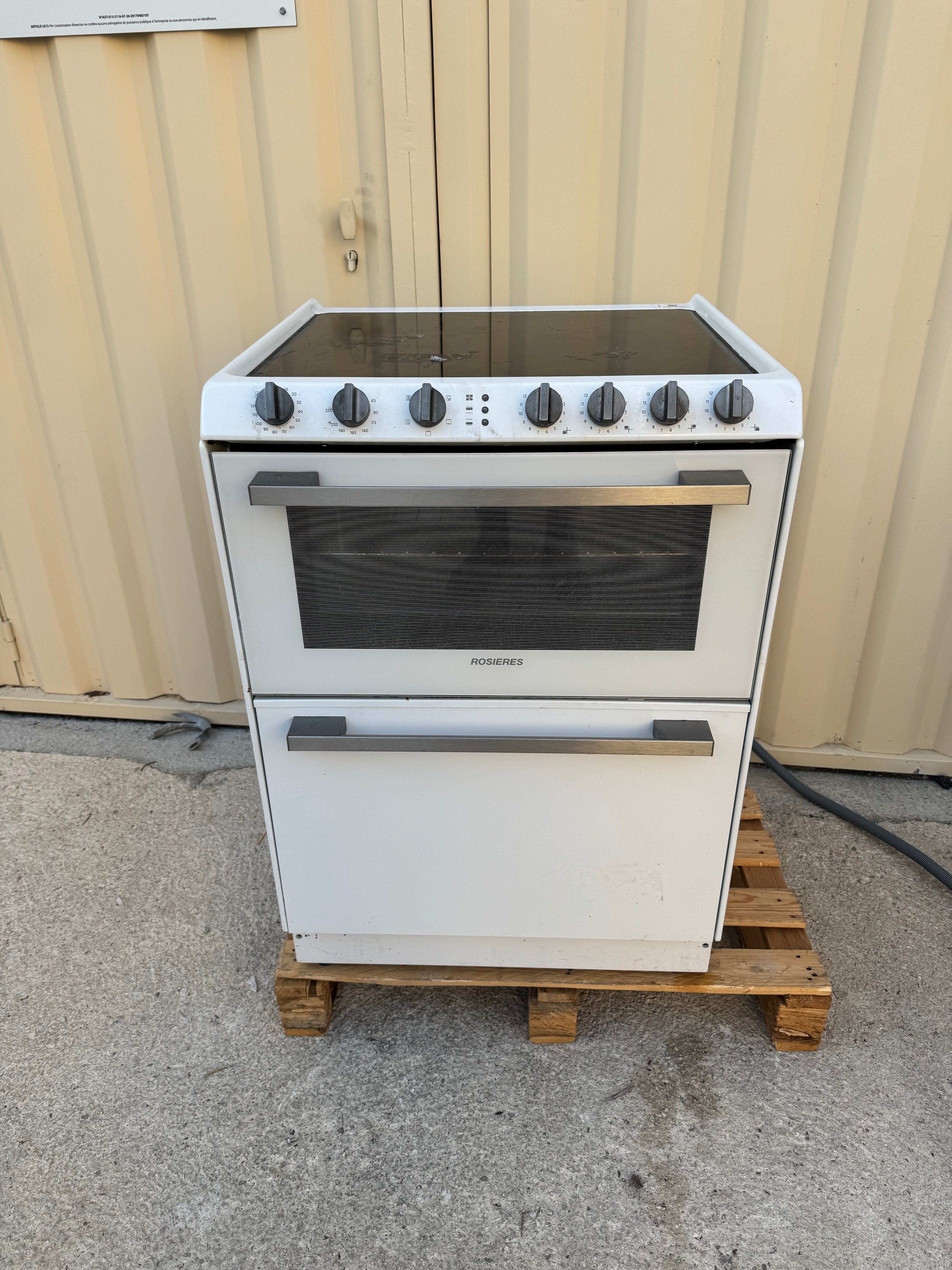 Cuisinière Combiné ROSIÈRES Avec Four et Mini Lave-Vaisselle GARANTIE 1 AN