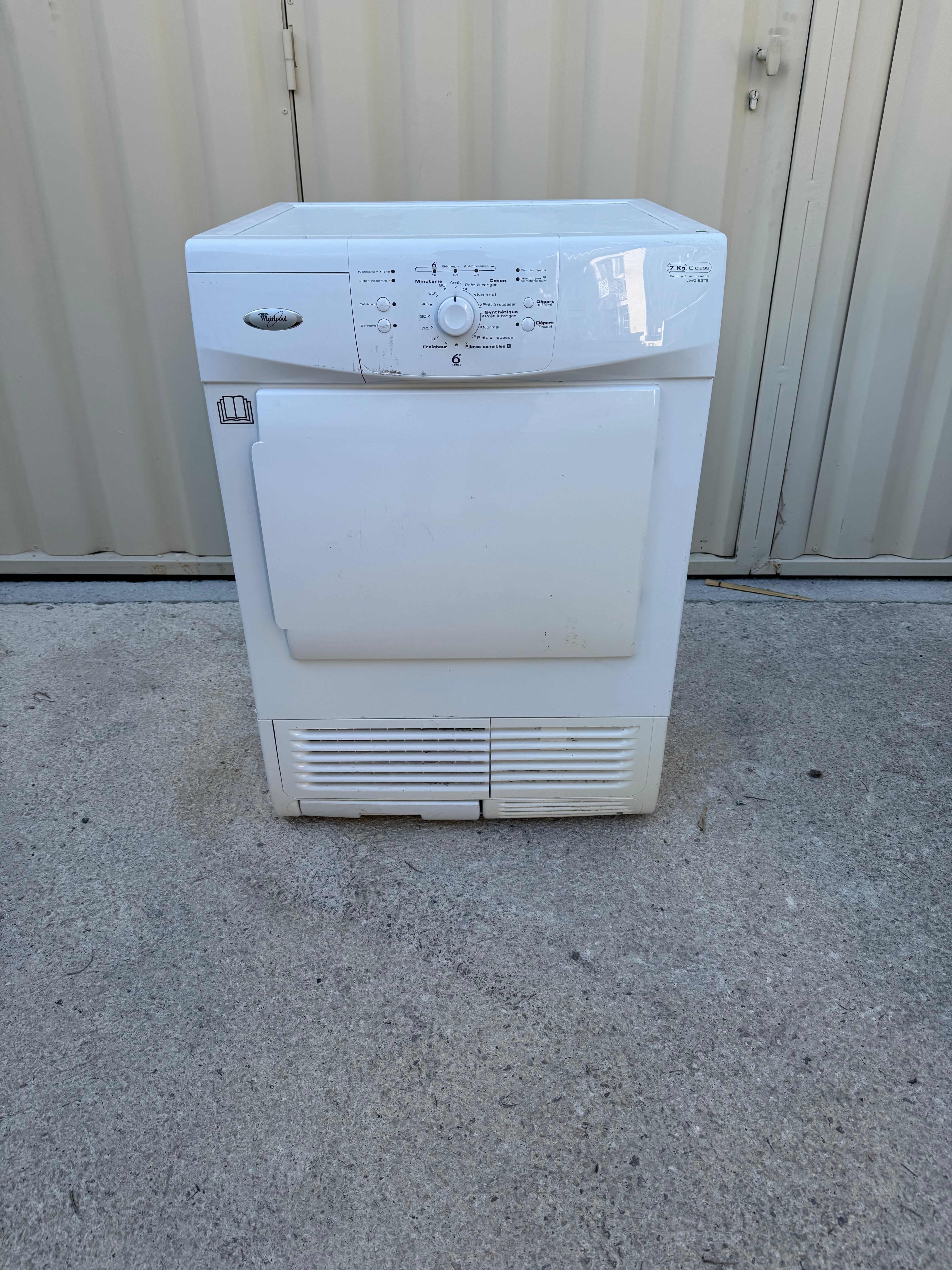 Sèche-Linge WHIRLPOOL 7 Kg GARANTIE 1 AN