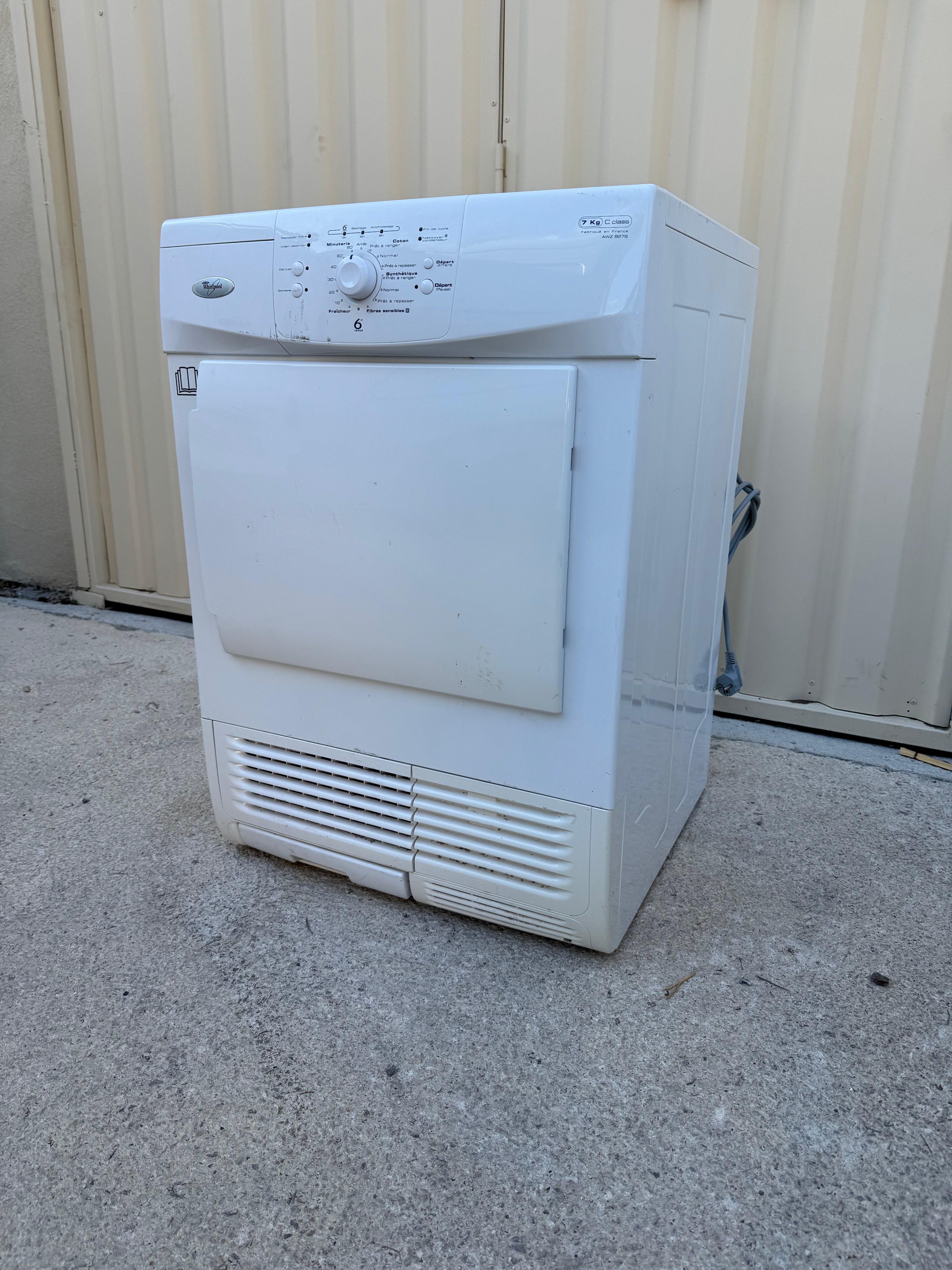 Sèche-Linge WHIRLPOOL 7 Kg GARANTIE 1 AN