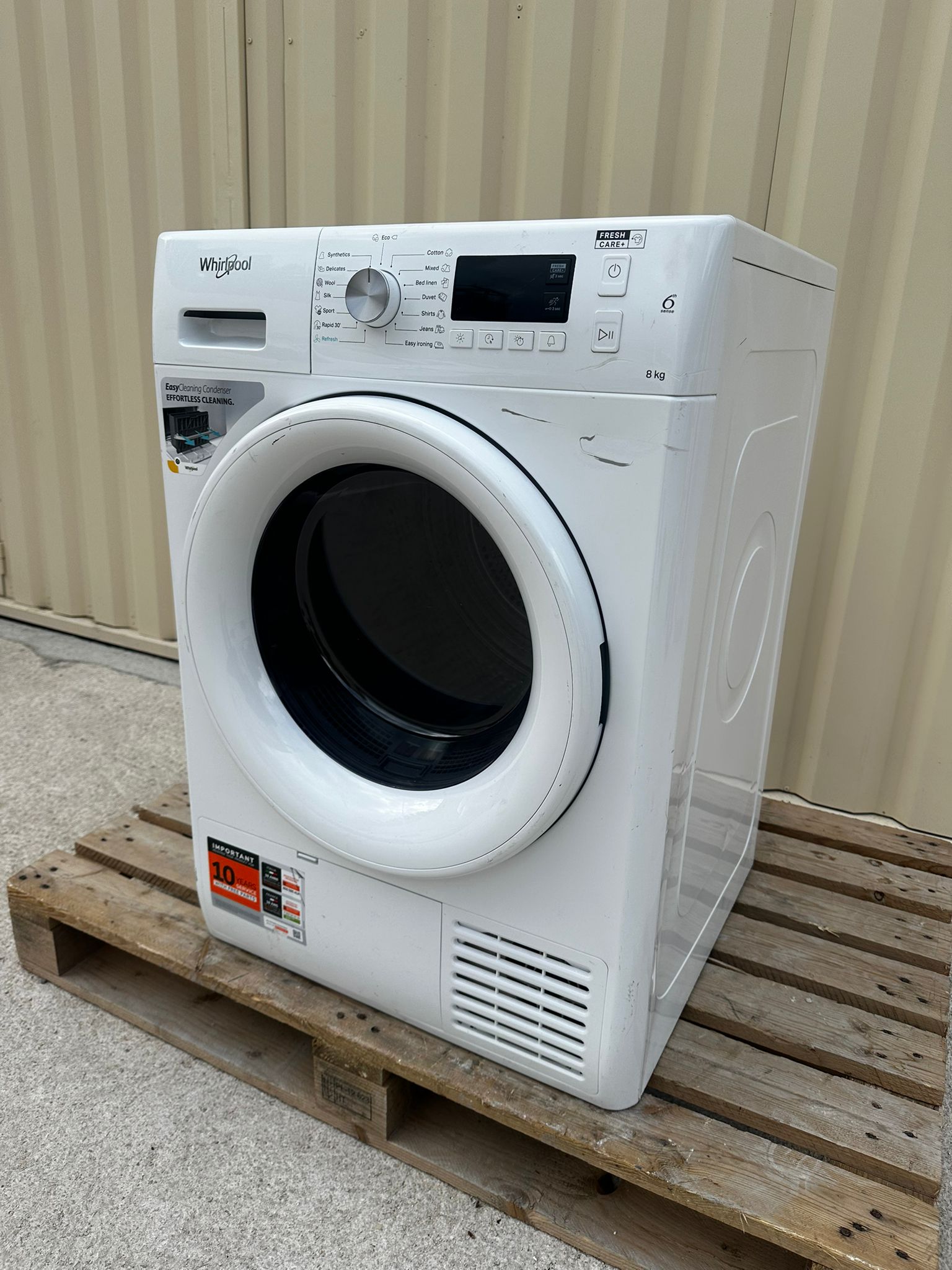 Sèche-Linge WHIRLPOOL 8 Kg Quasi NEUF ( Très Peu Servi ) GARANTIE 1 AN