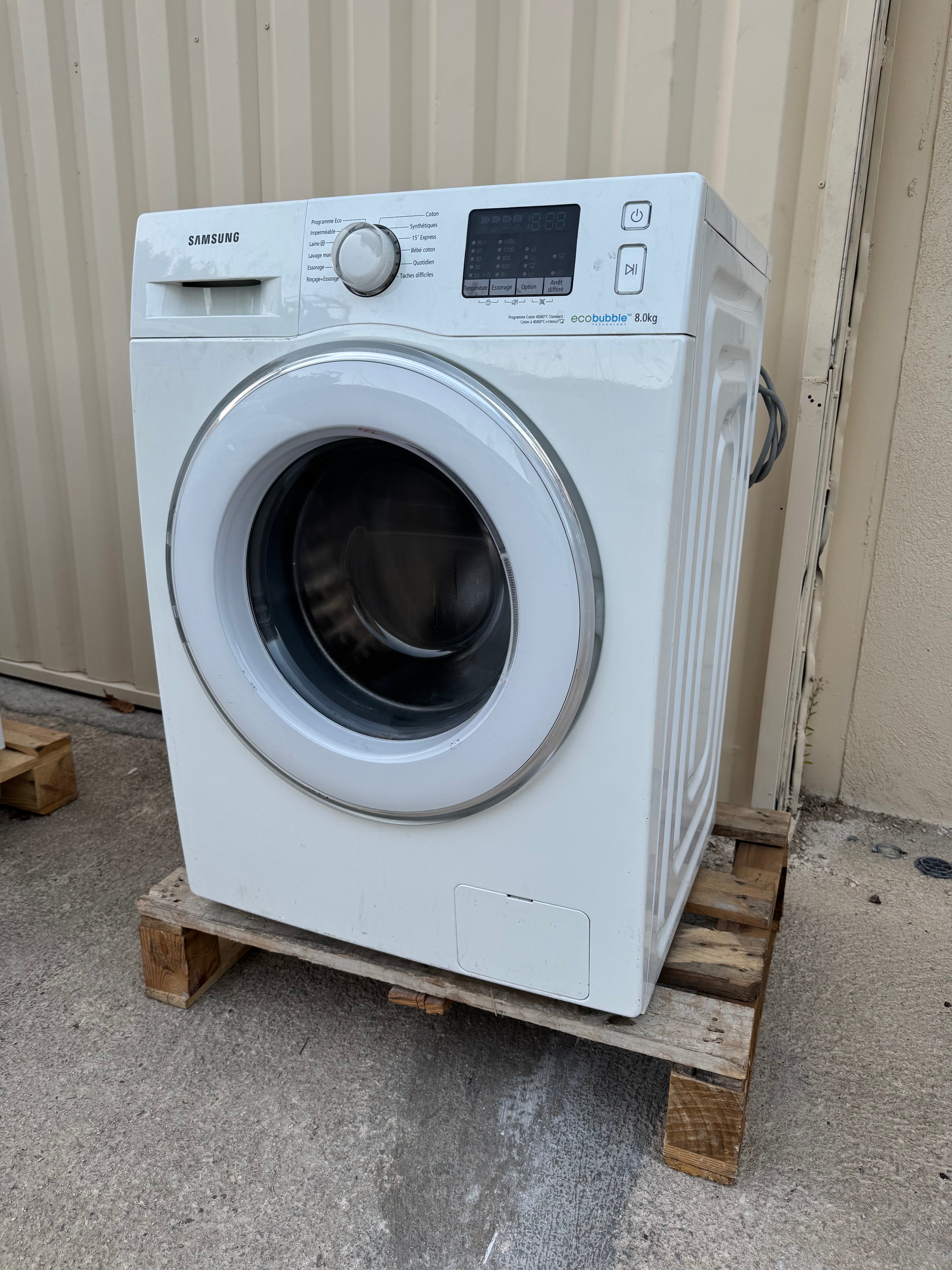 Lave-Linge SAMSUNG 8 Kg GARANTIE 1 AN