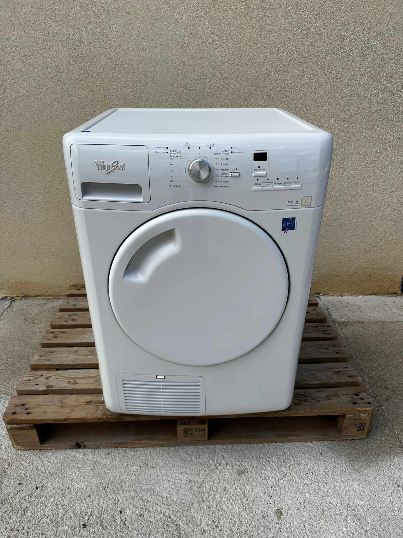 Sèche-Linge WHIRLPOOL 9 Kg GARANTIE 1 AN