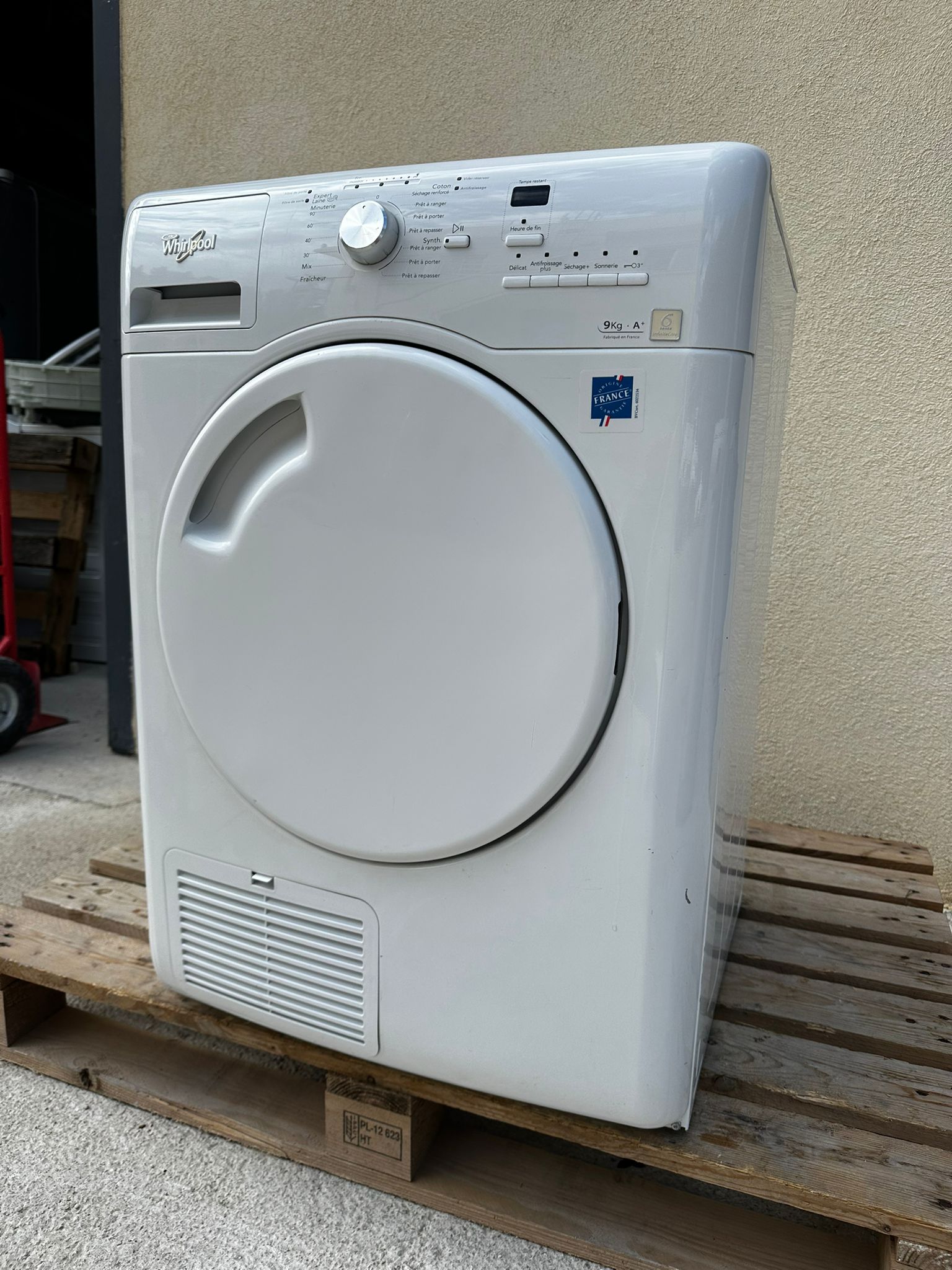 Sèche-Linge WHIRLPOOL 9 Kg GARANTIE 1 AN