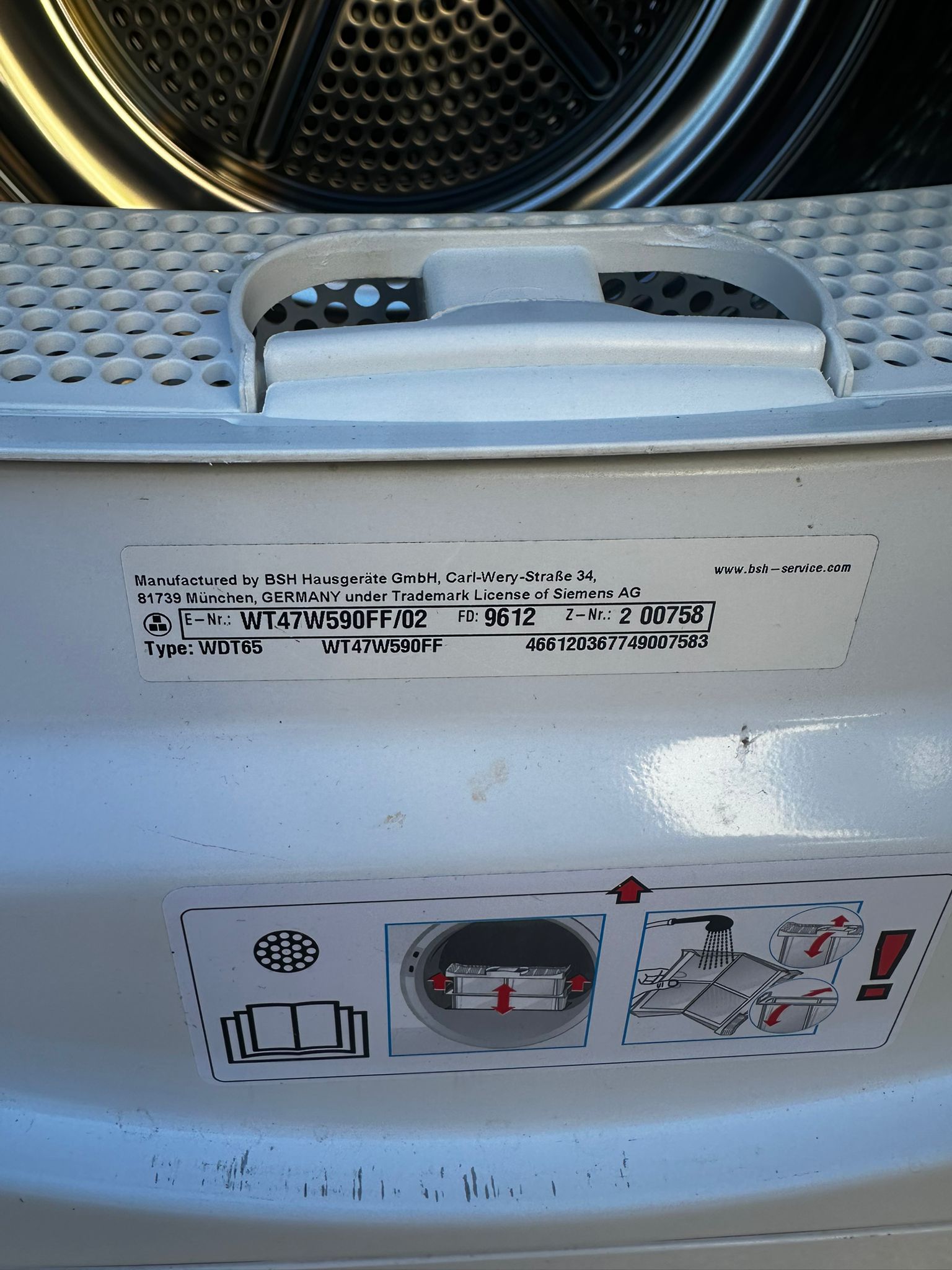 Sèche-Linge SIEMENS 9 Kg Pompe à Chaleur GARANTIE 2 ANS