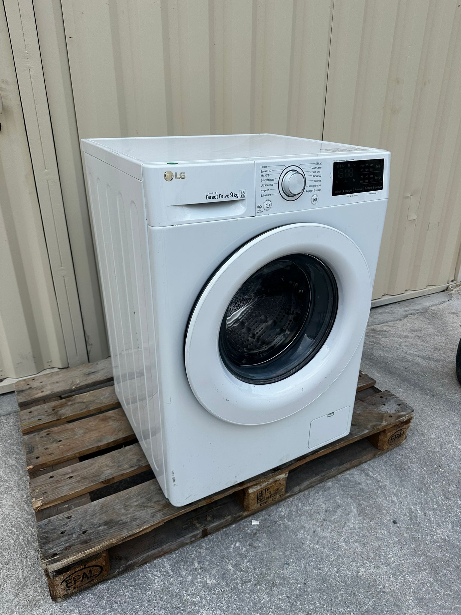 Lave-Linge LG 9 Kg GARANTIE 1 AN