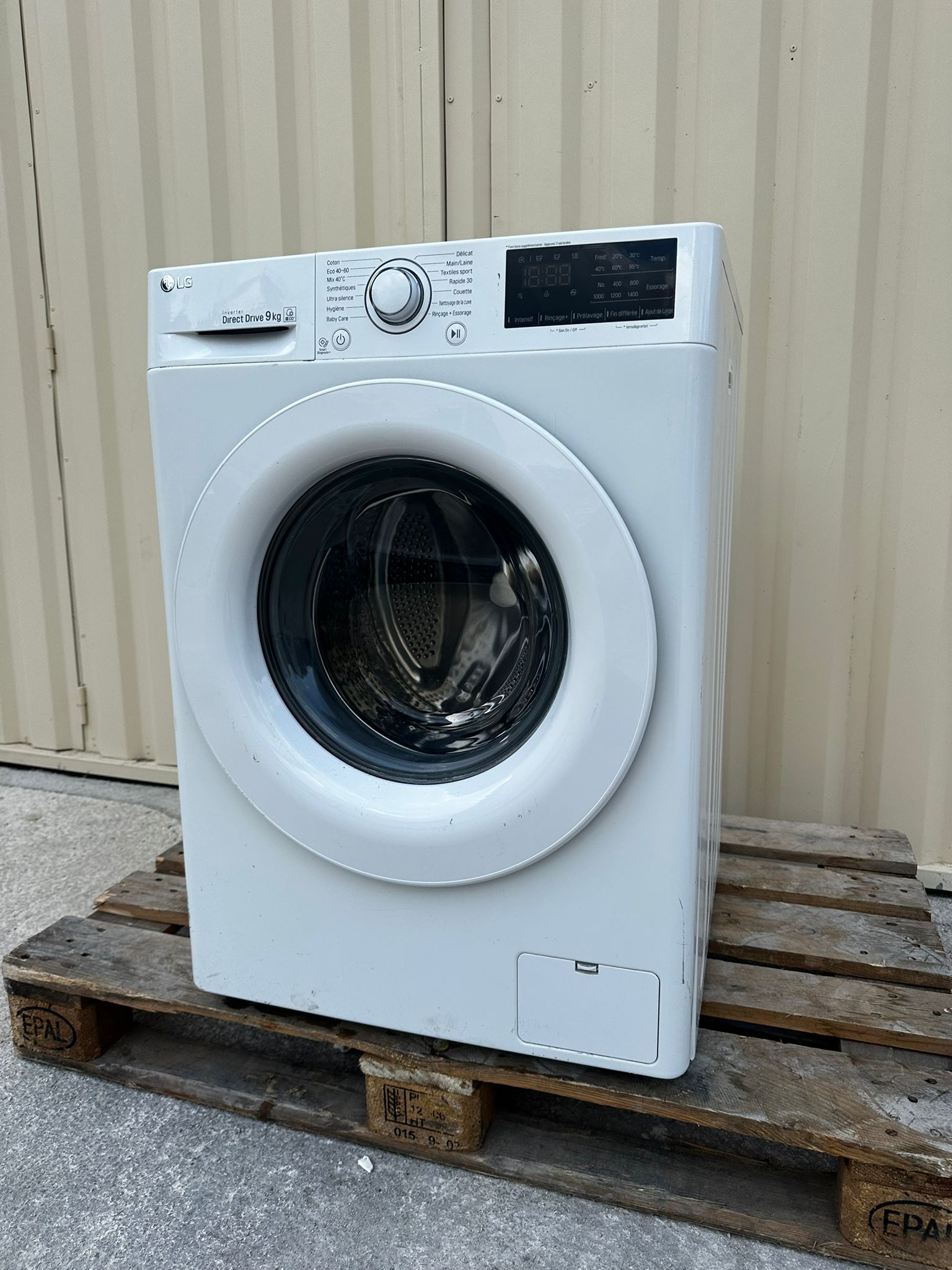 Lave-Linge LG 9 Kg GARANTIE 1 AN