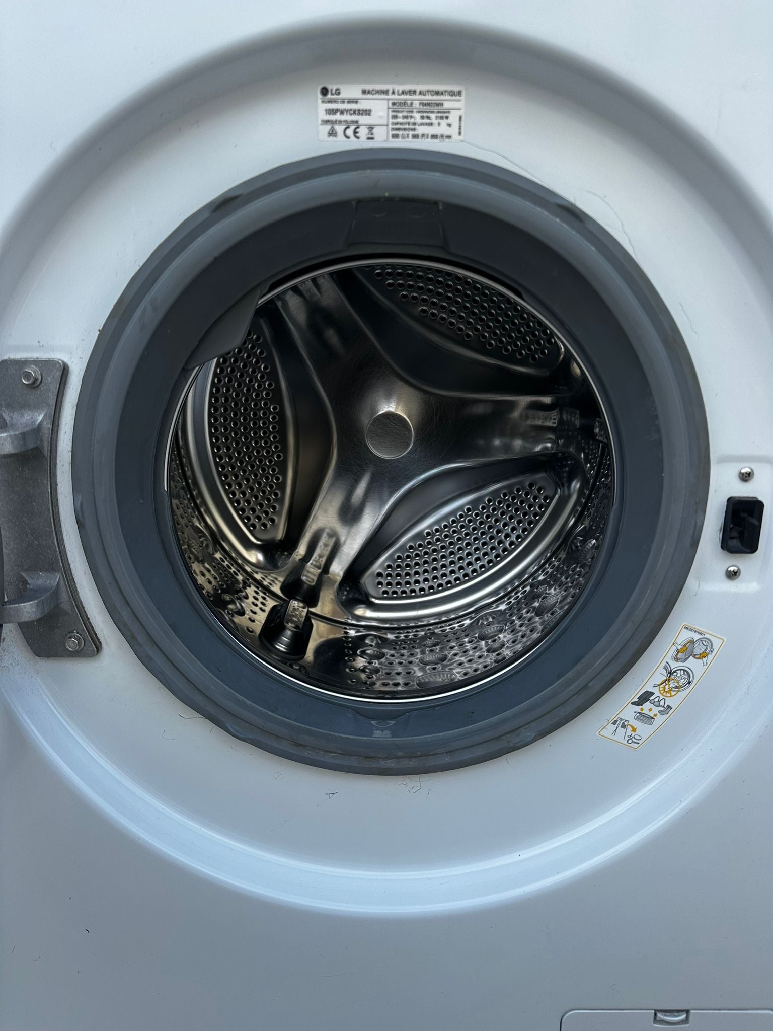 Lave-Linge LG 9 Kg GARANTIE 1 AN