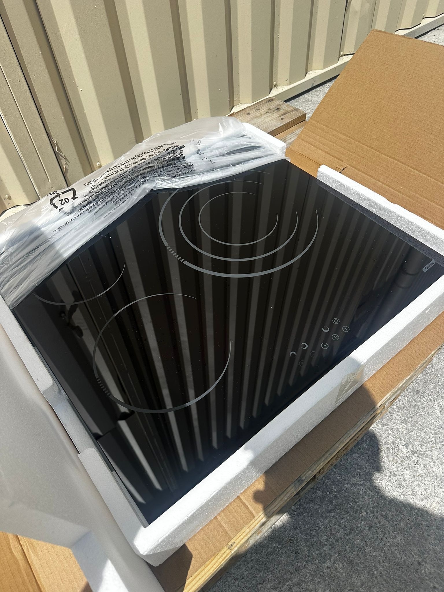 Plaque De Cuisson Vitrocéramique CURTISS 3 Foyers Neuve ( Jamais Servie ) GARANTIE 2 ANS