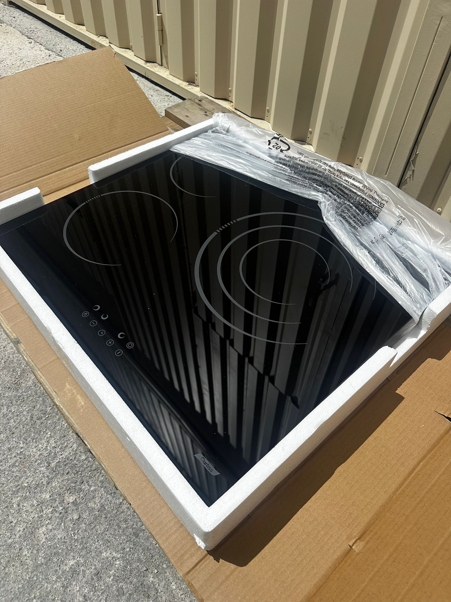 Plaque De Cuisson Vitrocéramique CURTISS 3 Foyers Neuve ( Jamais Servie ) GARANTIE 2 ANS