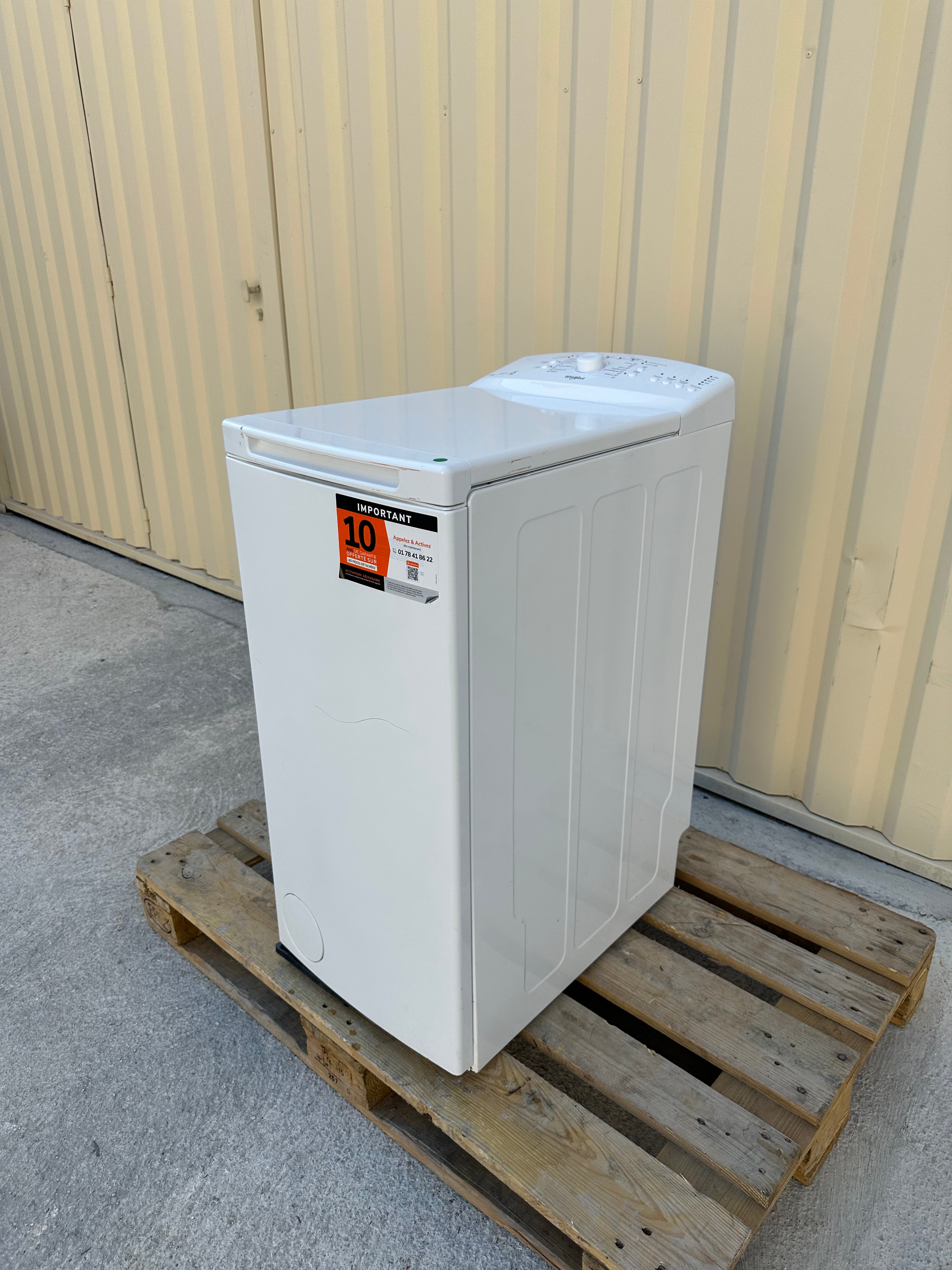 Lave-Linge Top WHIRLPOOL 6 Kg NEUVE ( Avec Défaut d’Aspect ) GARANTIE 1 AN