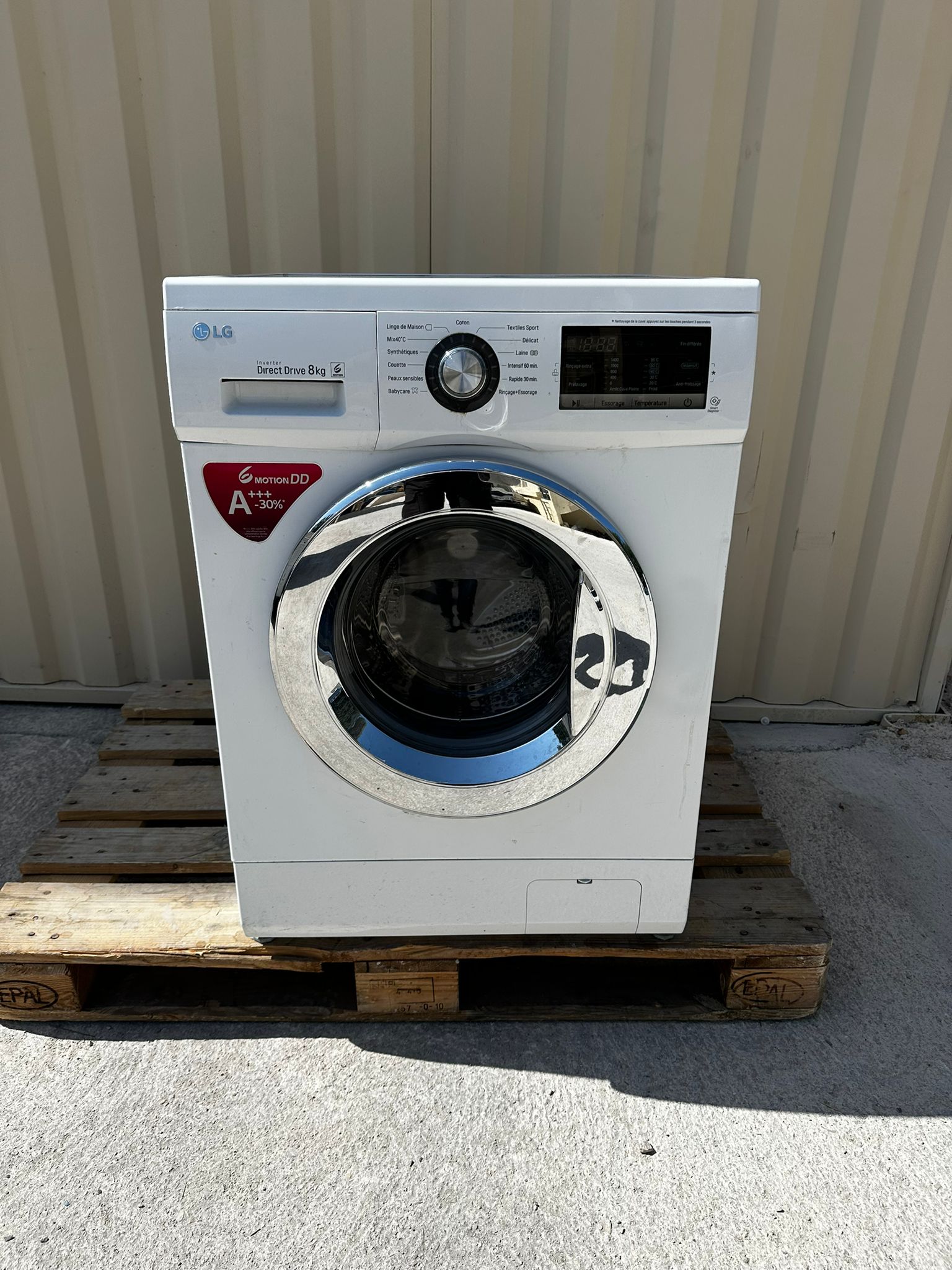 Lave-Linge LG 8 Kg GARANTIE 1 AN